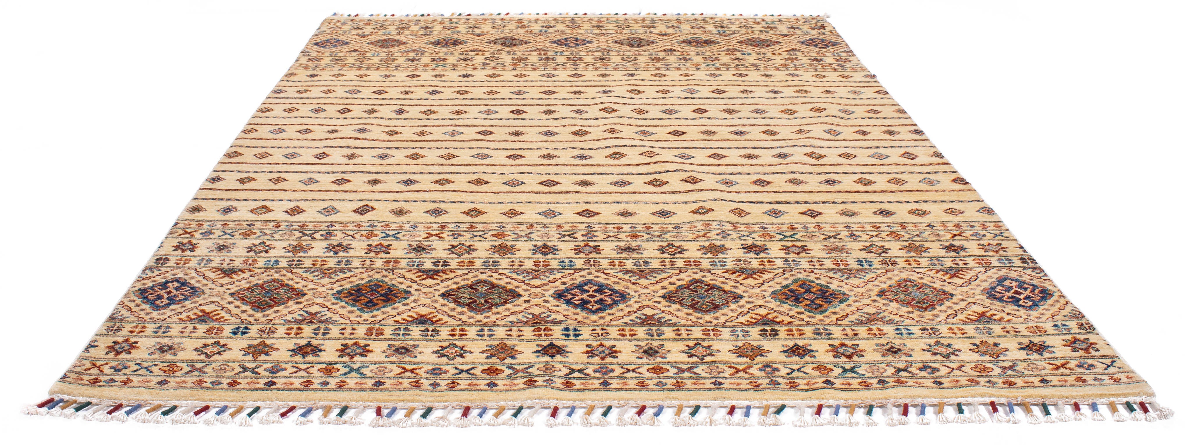 New Pakistan Tribal Rug <br> 4'10 x 7'0