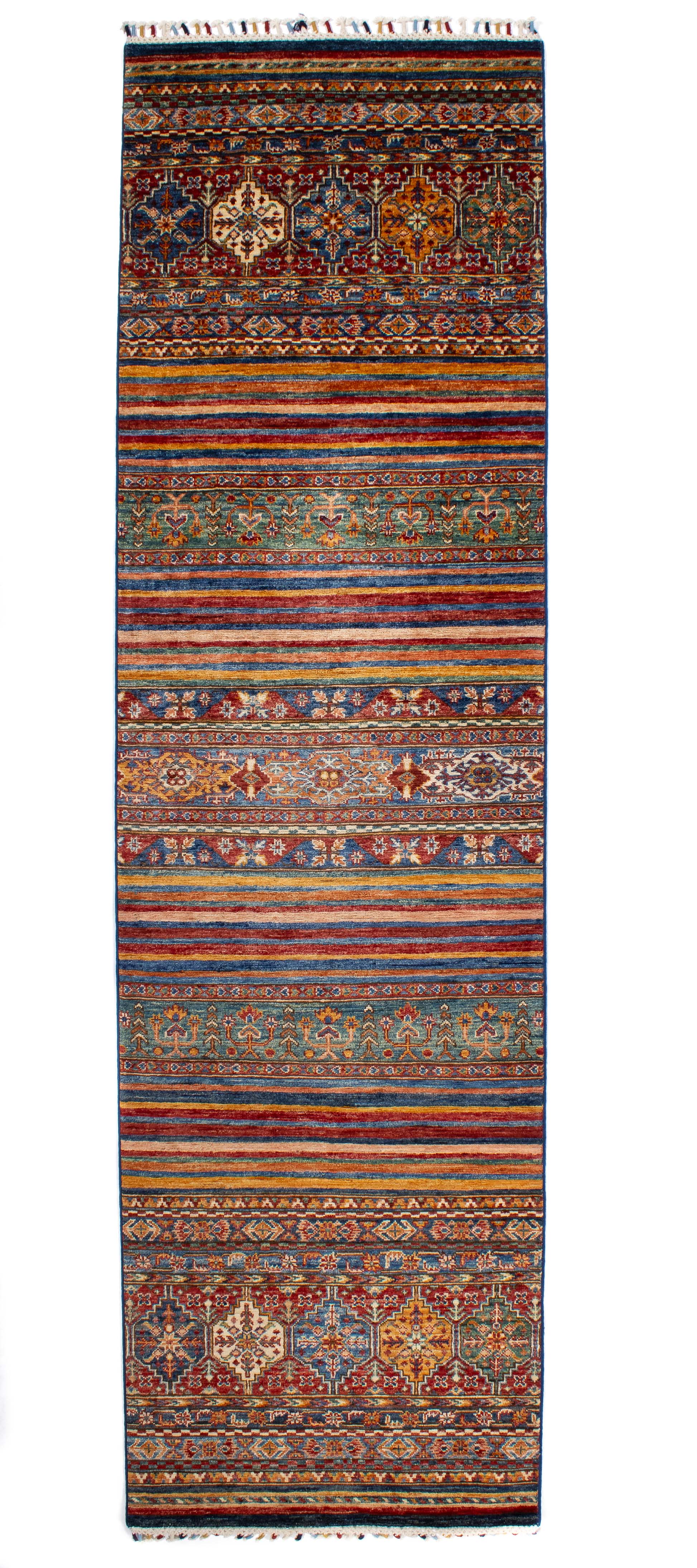 New Pakistan Tribal Rug <br> 2'9 x 9'9