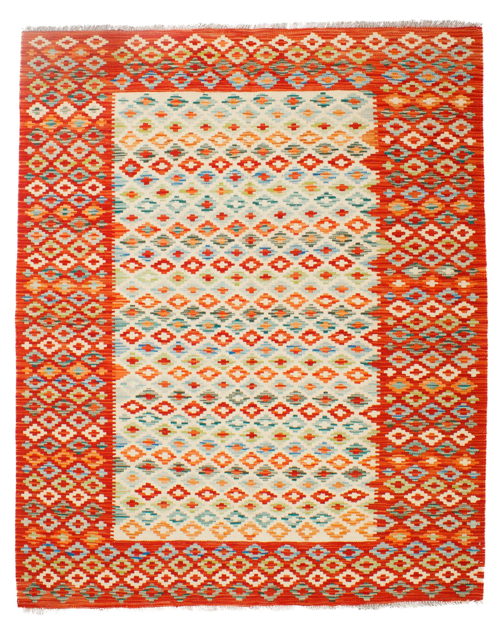 Colorful Pak Kilim Rug <br> 5'0 x 7'0