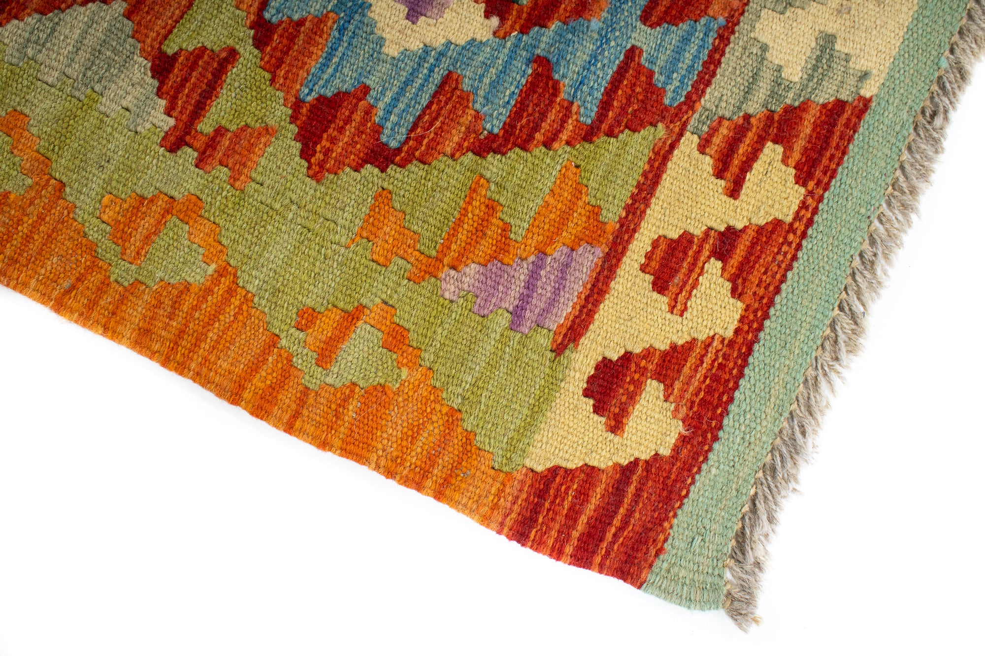 Colorful Kilim Runner Runner <br> 3'0 x 13'0