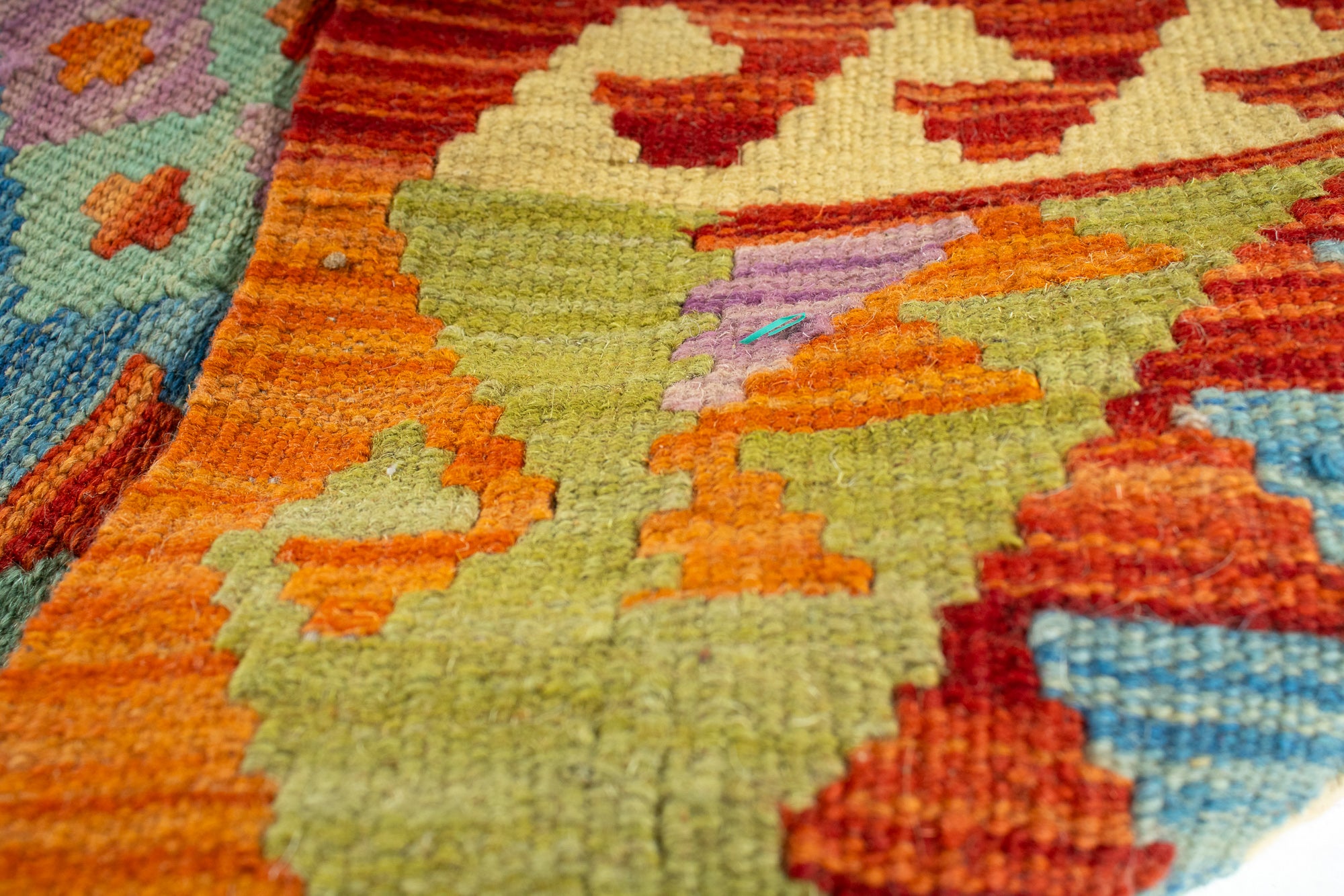 Colorful Kilim Runner Runner <br> 3'0 x 13'0