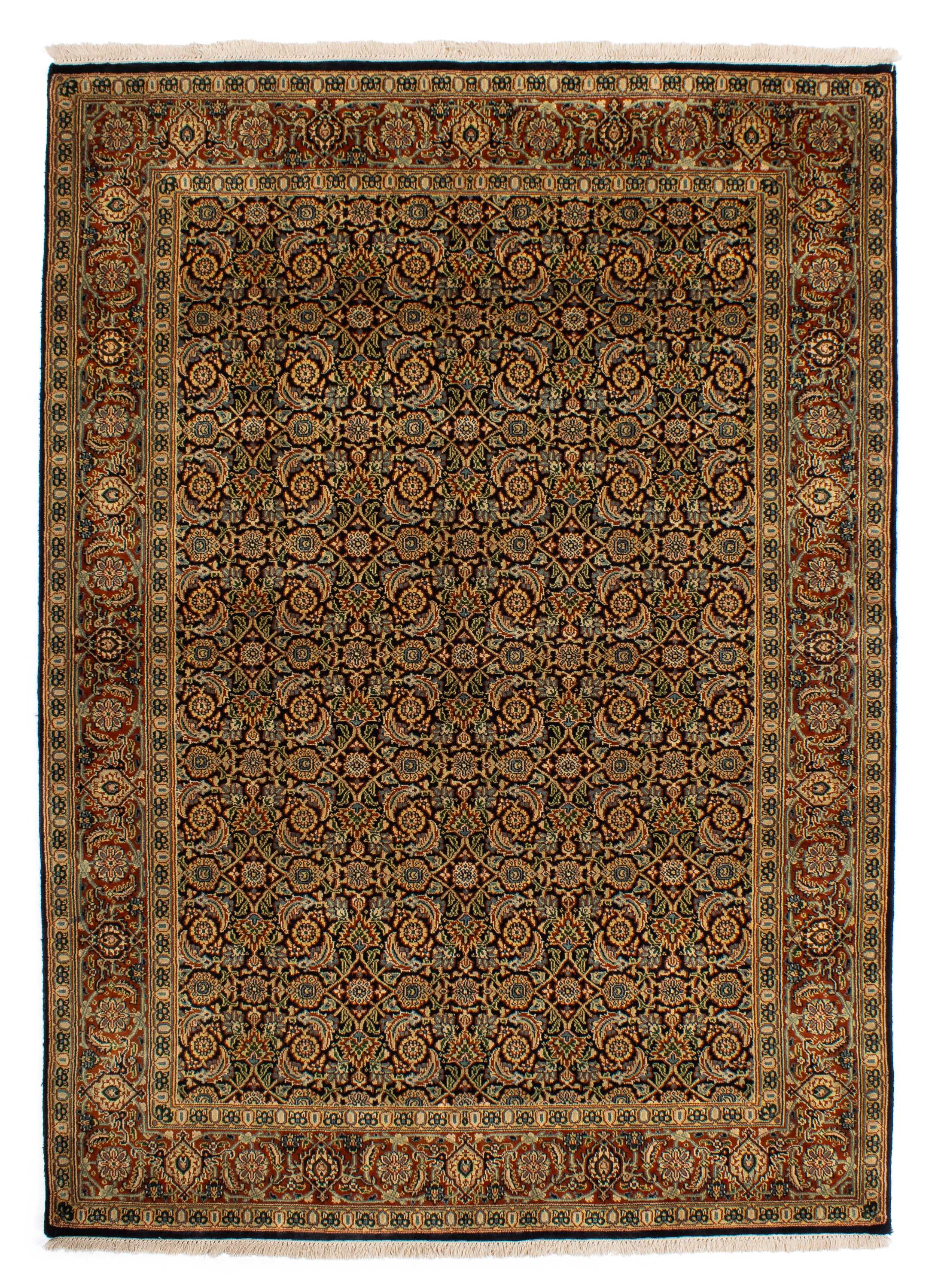 New Indian Herati Design Rug <br> 5'1 x 7'1