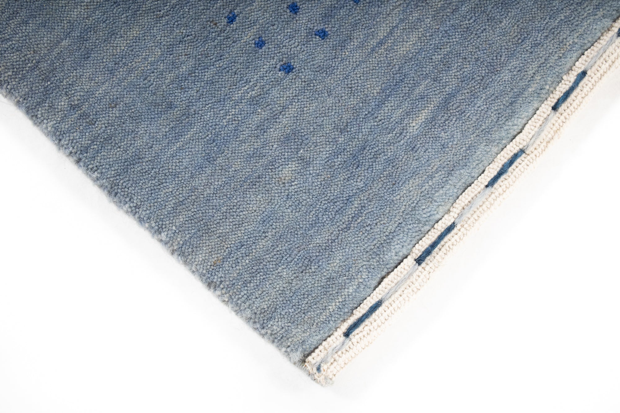 Soft Blue India Gabbeh Rug <br> 2'1 x 4'2