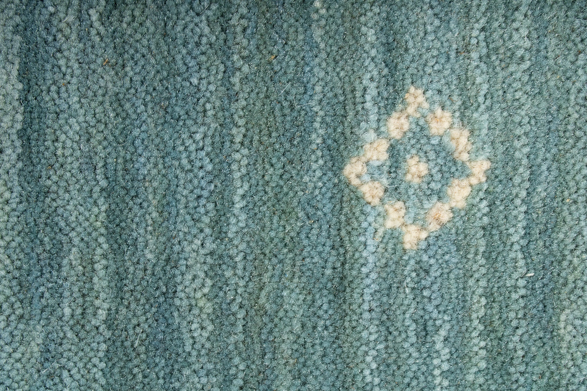 Modern Blue India Gabbeh Rug <br> 2'0 x 4'0