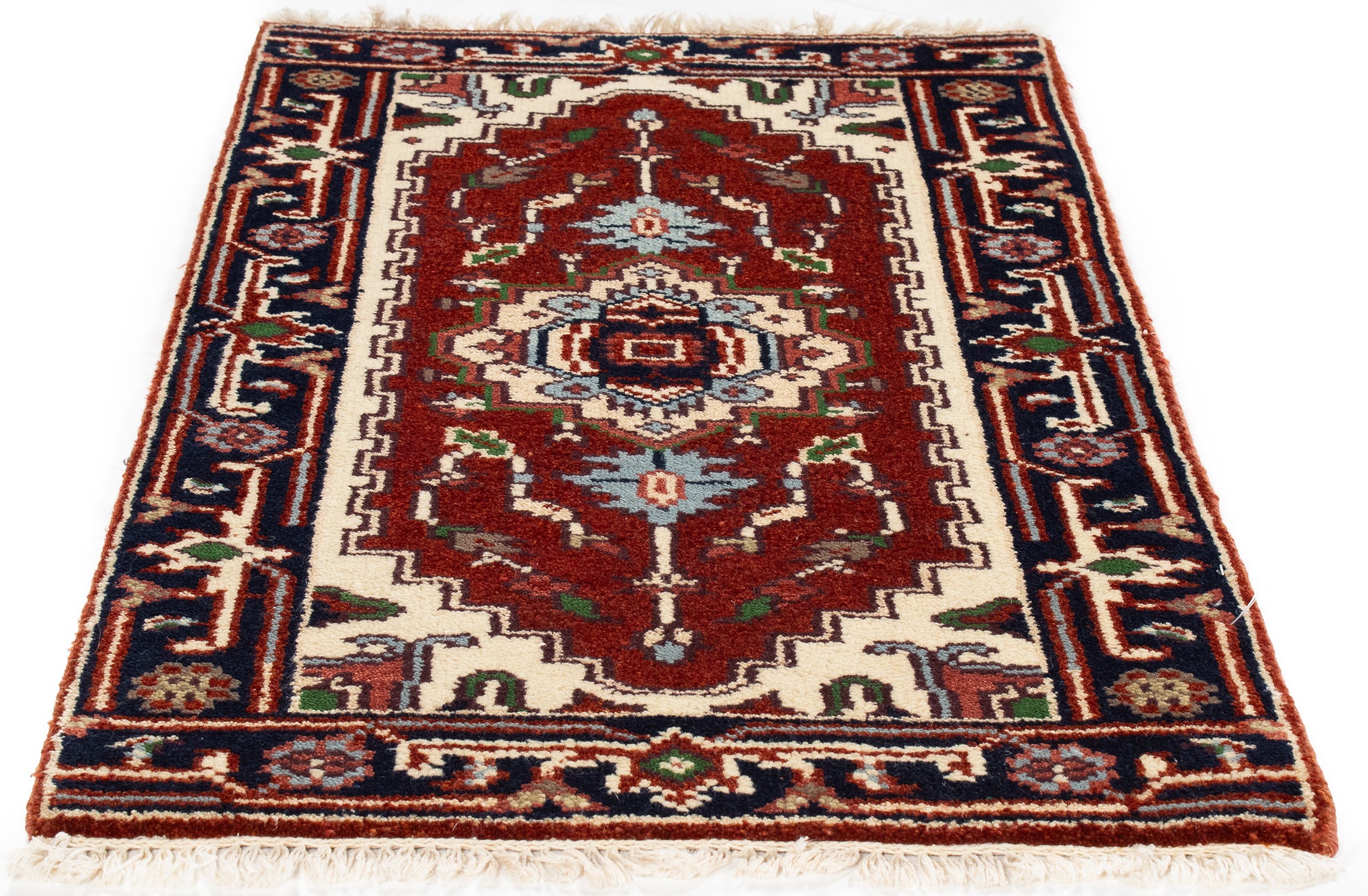 Traditional India Serapi Rug <br> 2'0 x 4'1