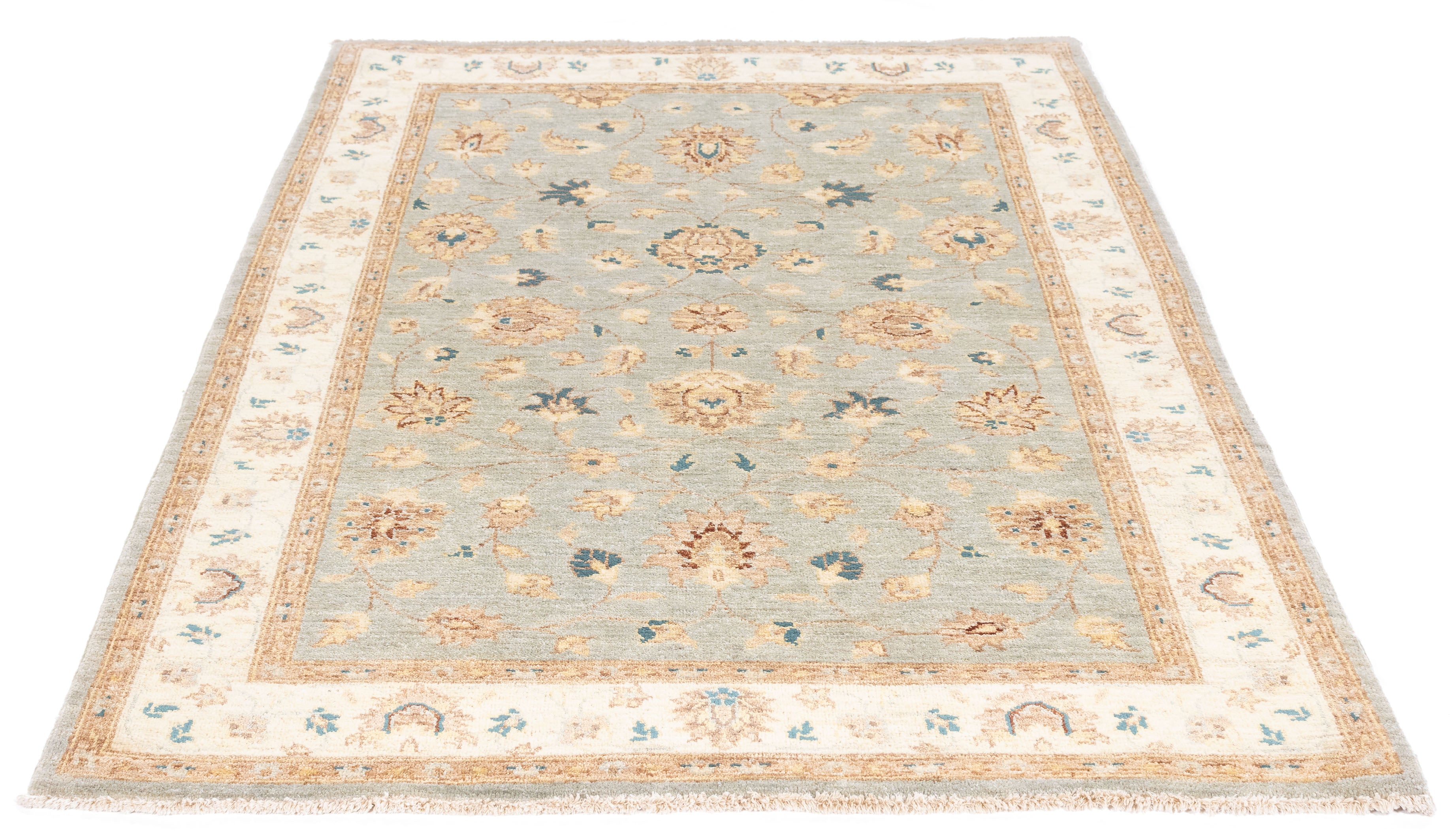 New Pakistan Oushak Rug 4'2 x 6'3