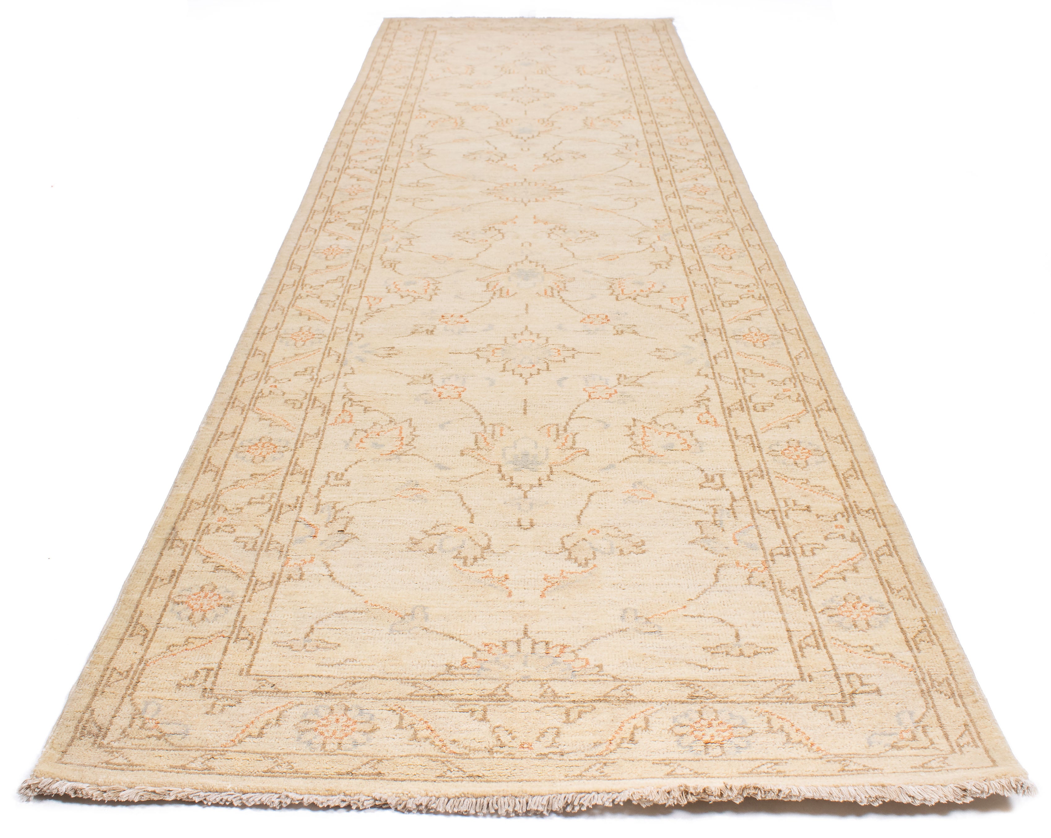 New Pakistan Oushak Rug <br> 2'8 x 9'10