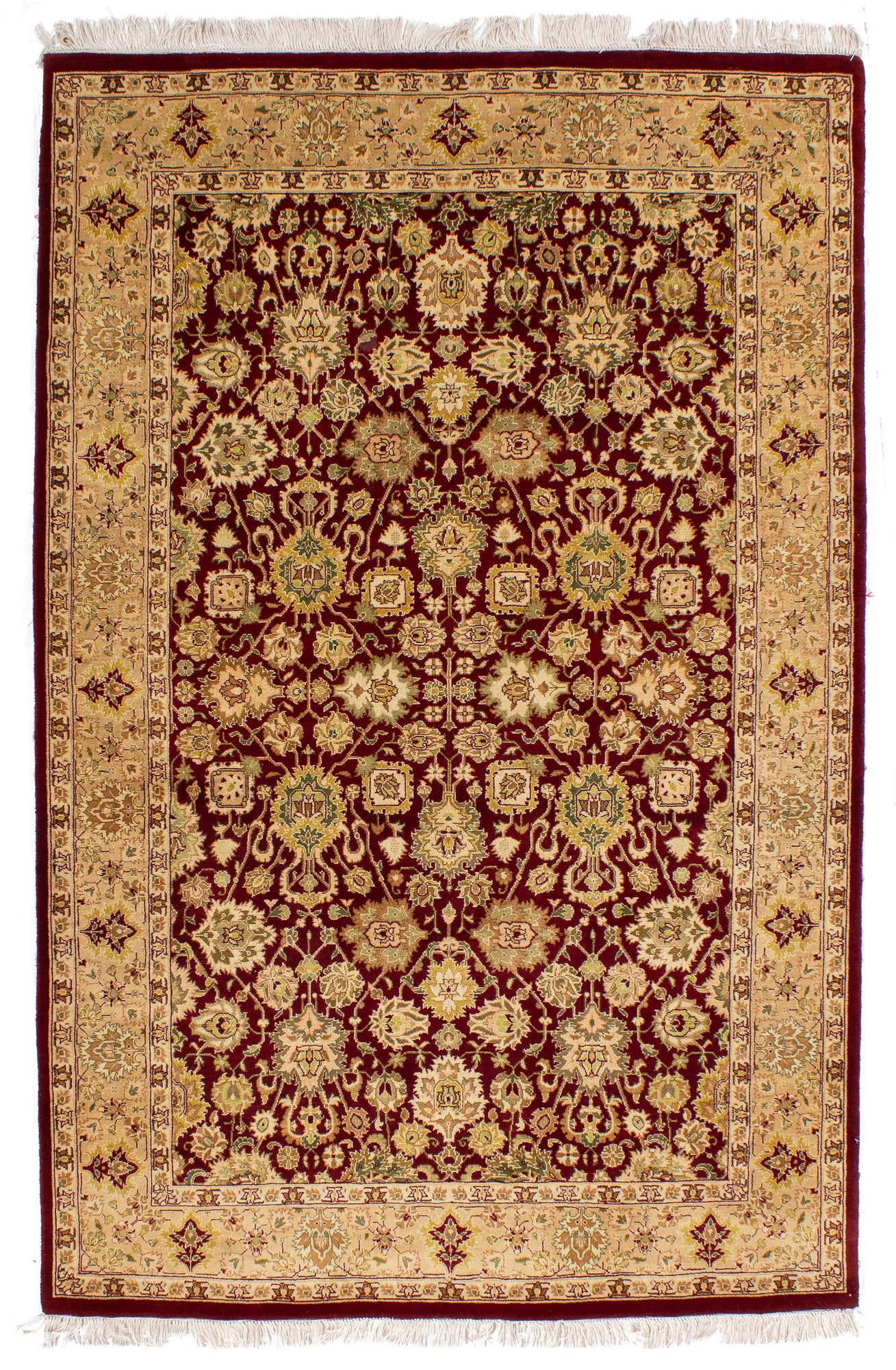 Pakistan Kashan Rug <br> 4'1' x 6'4'