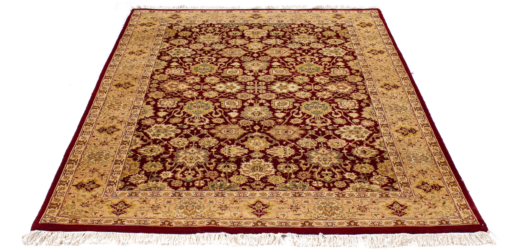 Pakistan Kashan Rug <br> 4'1' x 6'4'