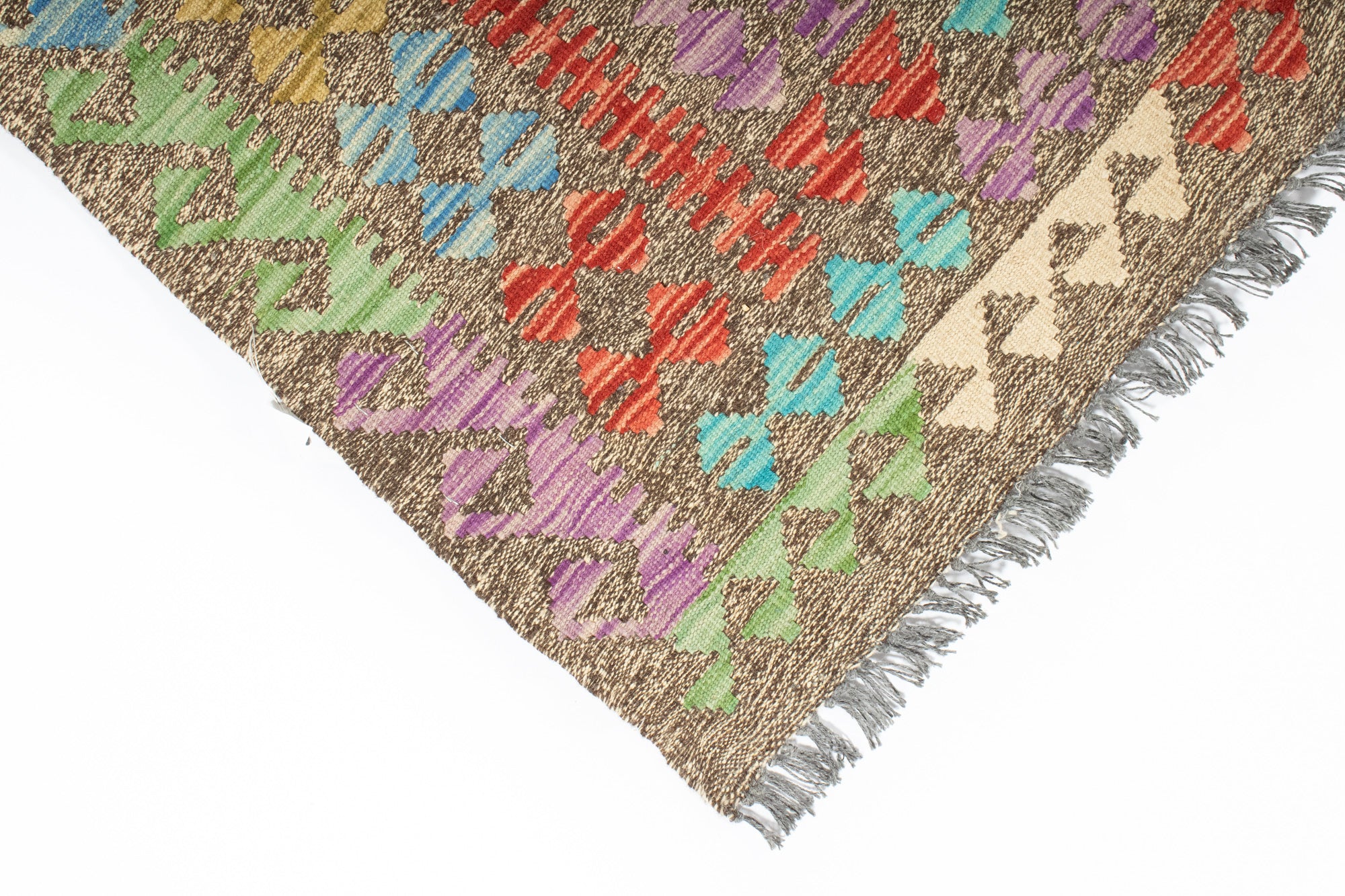 Semi-Antique Turkish Kilim <br> 8'4 x 11'9