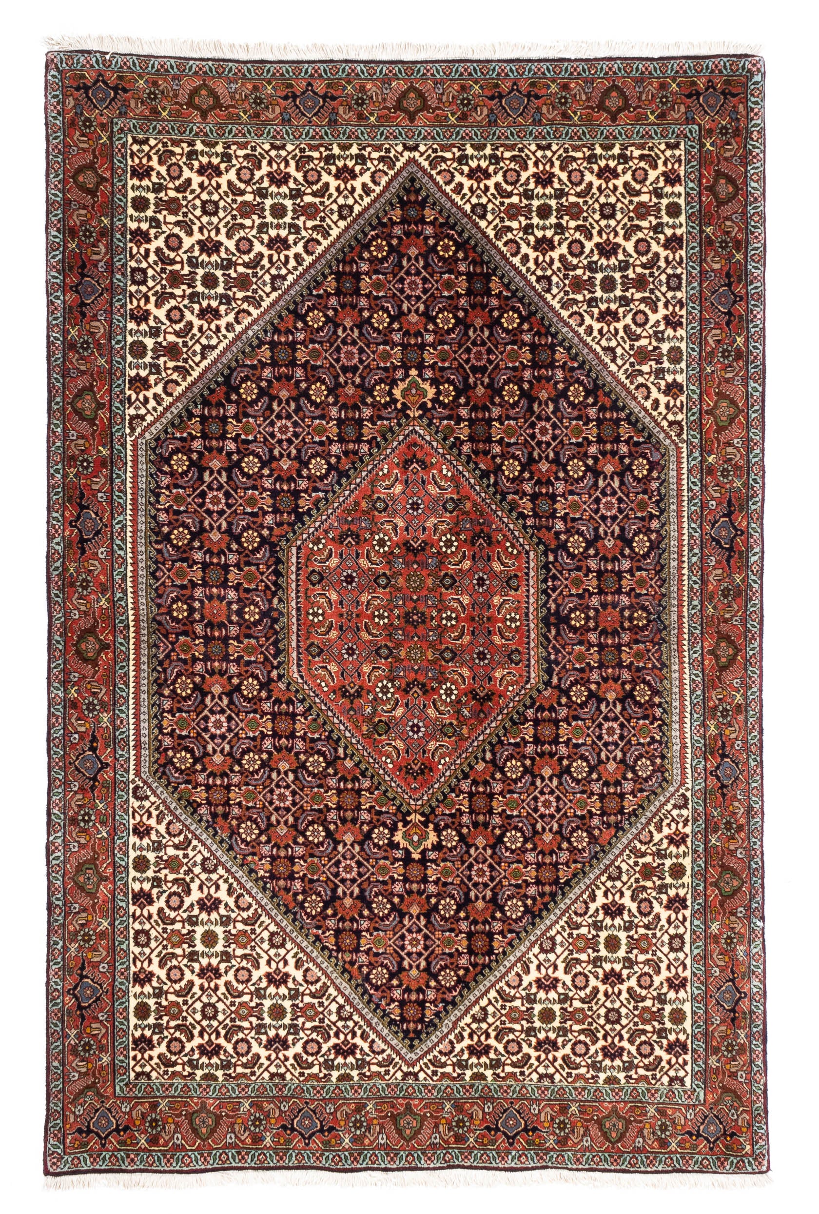 Fine Persian Bidjar Rug  <br> 3'7 x  5'7