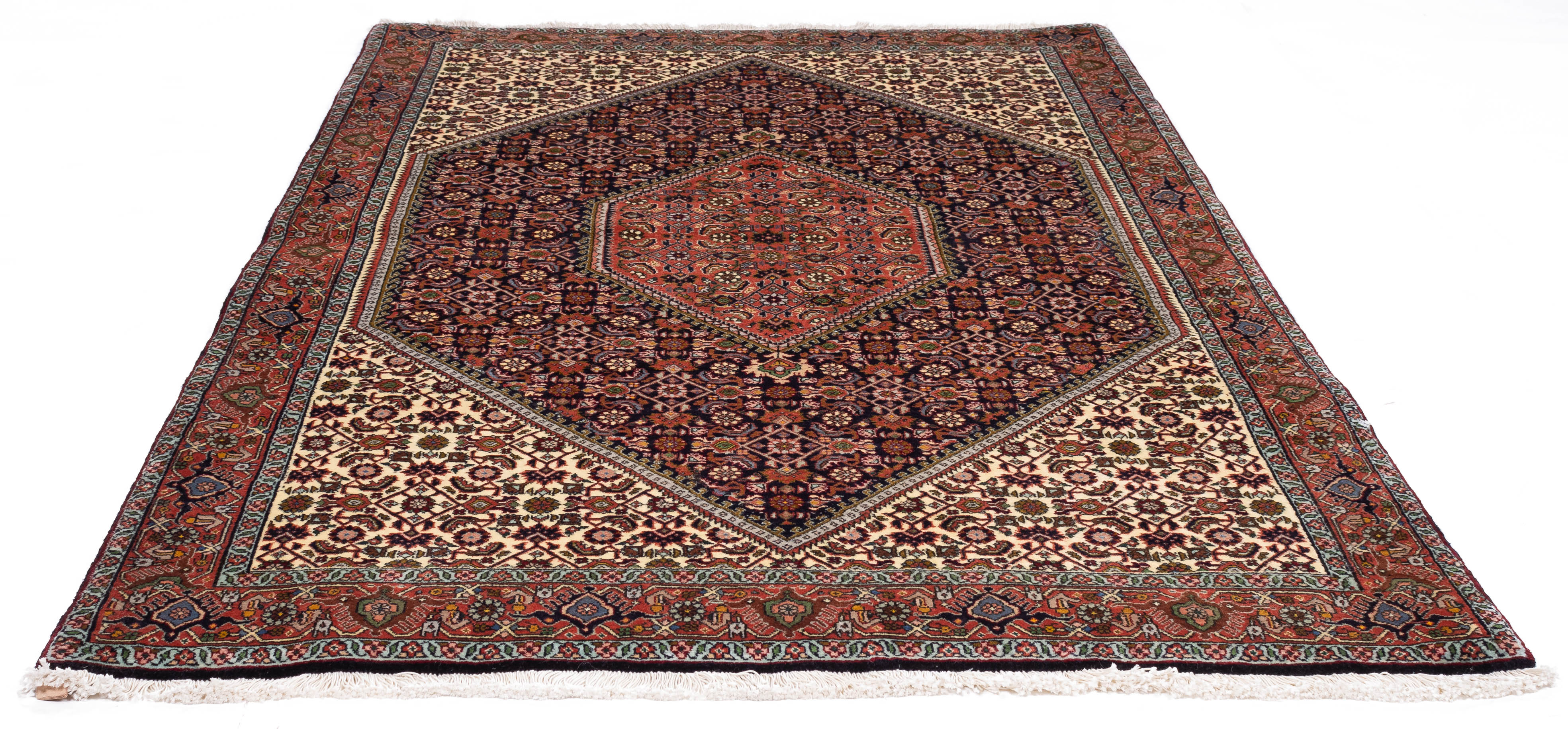 Fine Persian Bidjar Rug  <br> 3'7 x  5'7