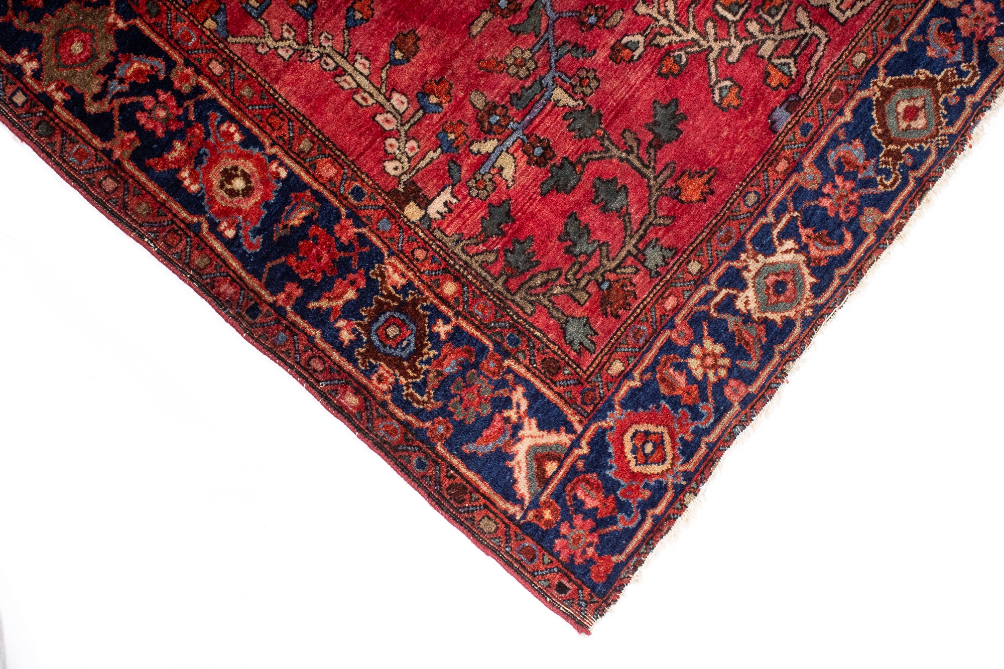 Persia Mahajeran Sarouk Rug <br> 3'3' x 4'9'