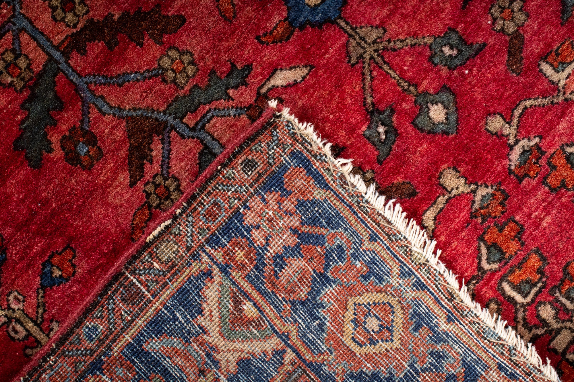 Persia Mahajeran Sarouk Rug <br> 3'3' x 4'9'