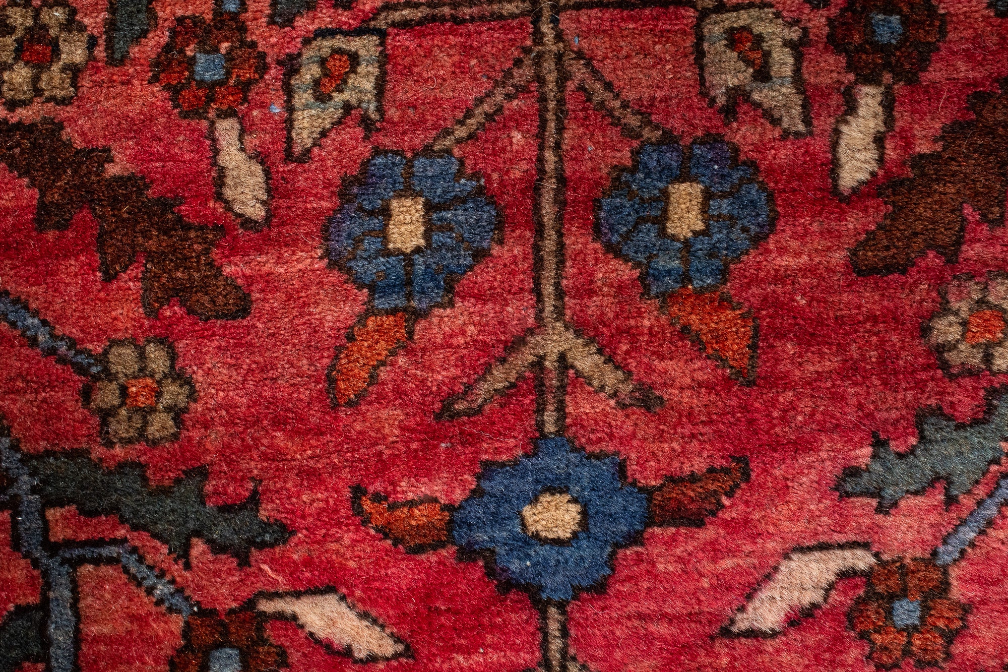 Persia Mahajeran Sarouk Rug <br> 3'3' x 4'9'