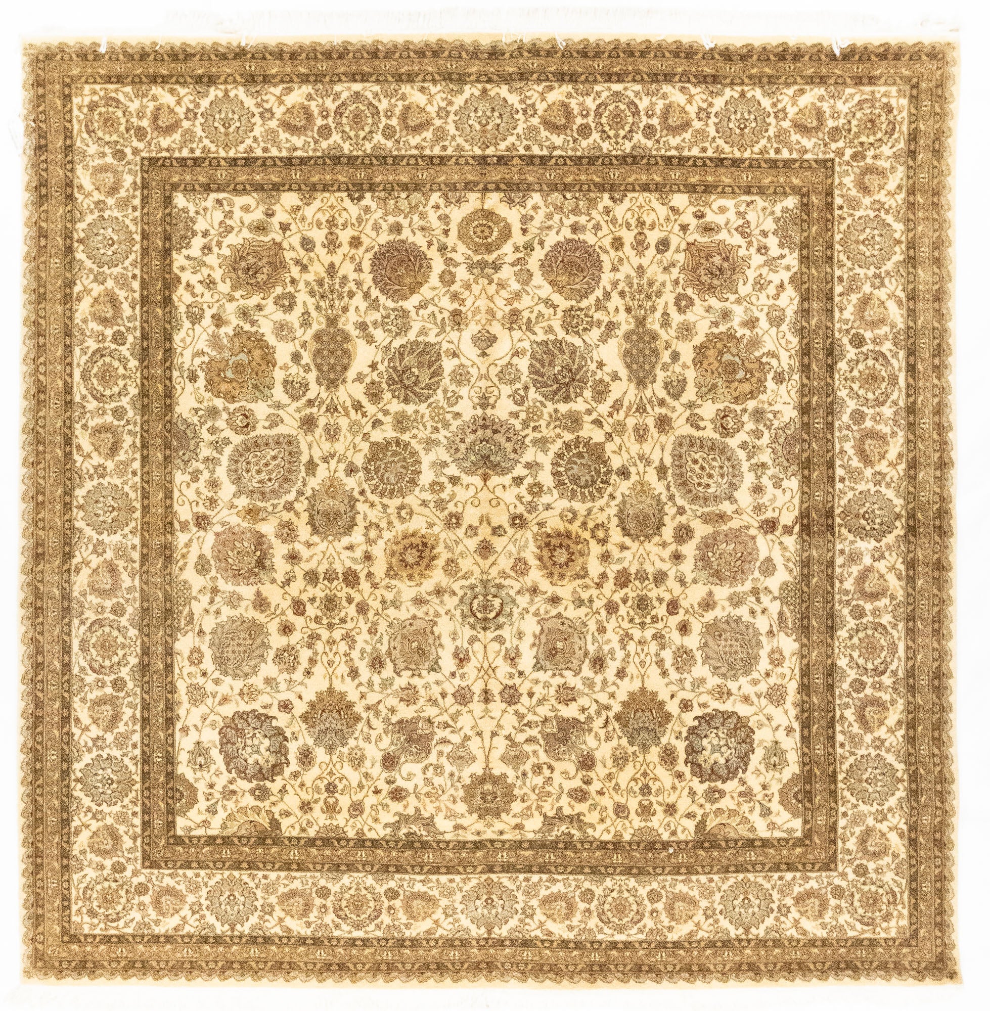 Pak Kashan Area Rug 7'10 x 8'0