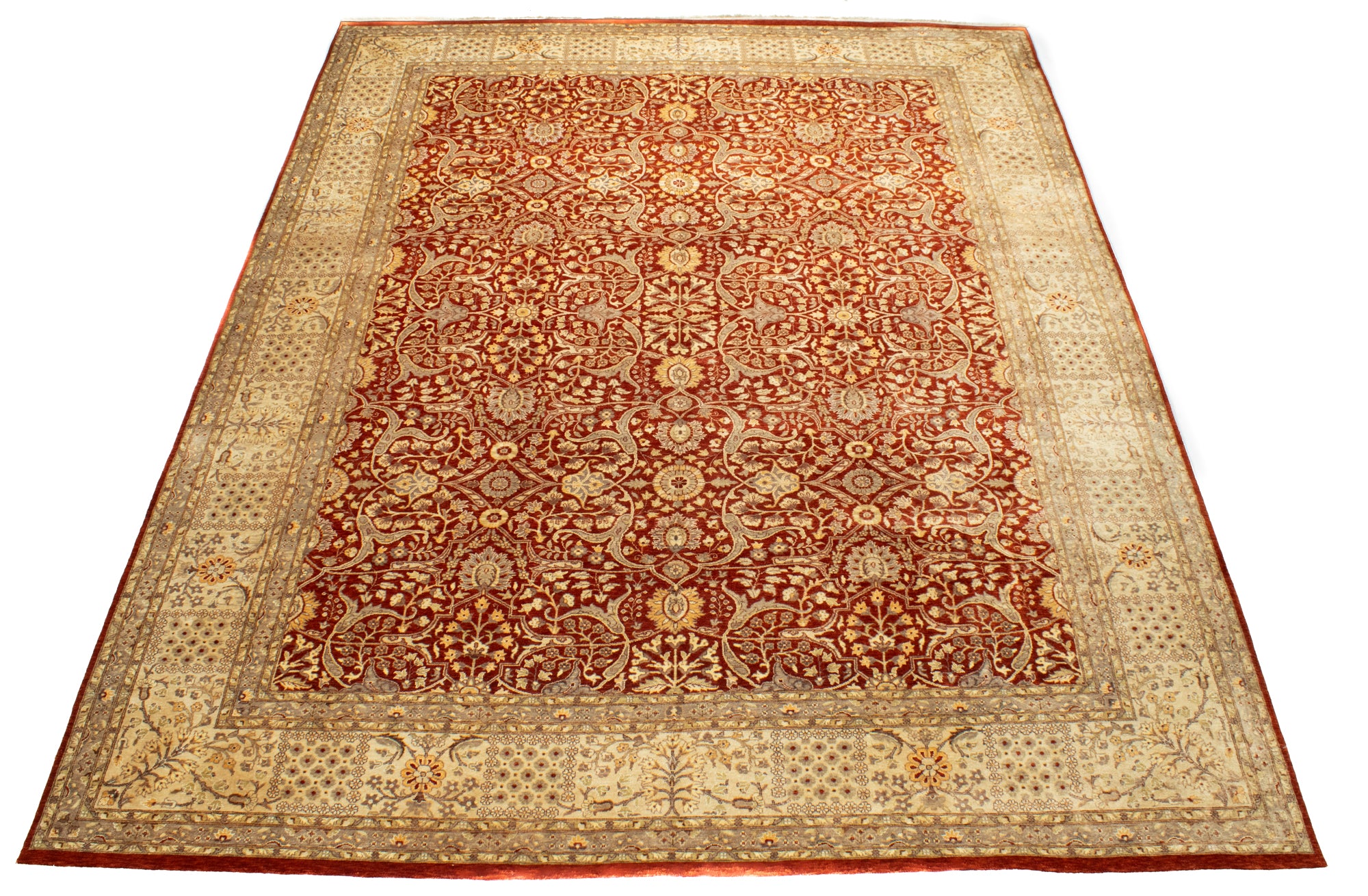 Pakistani Tabriz Rug <br>  9'0 x 12'0