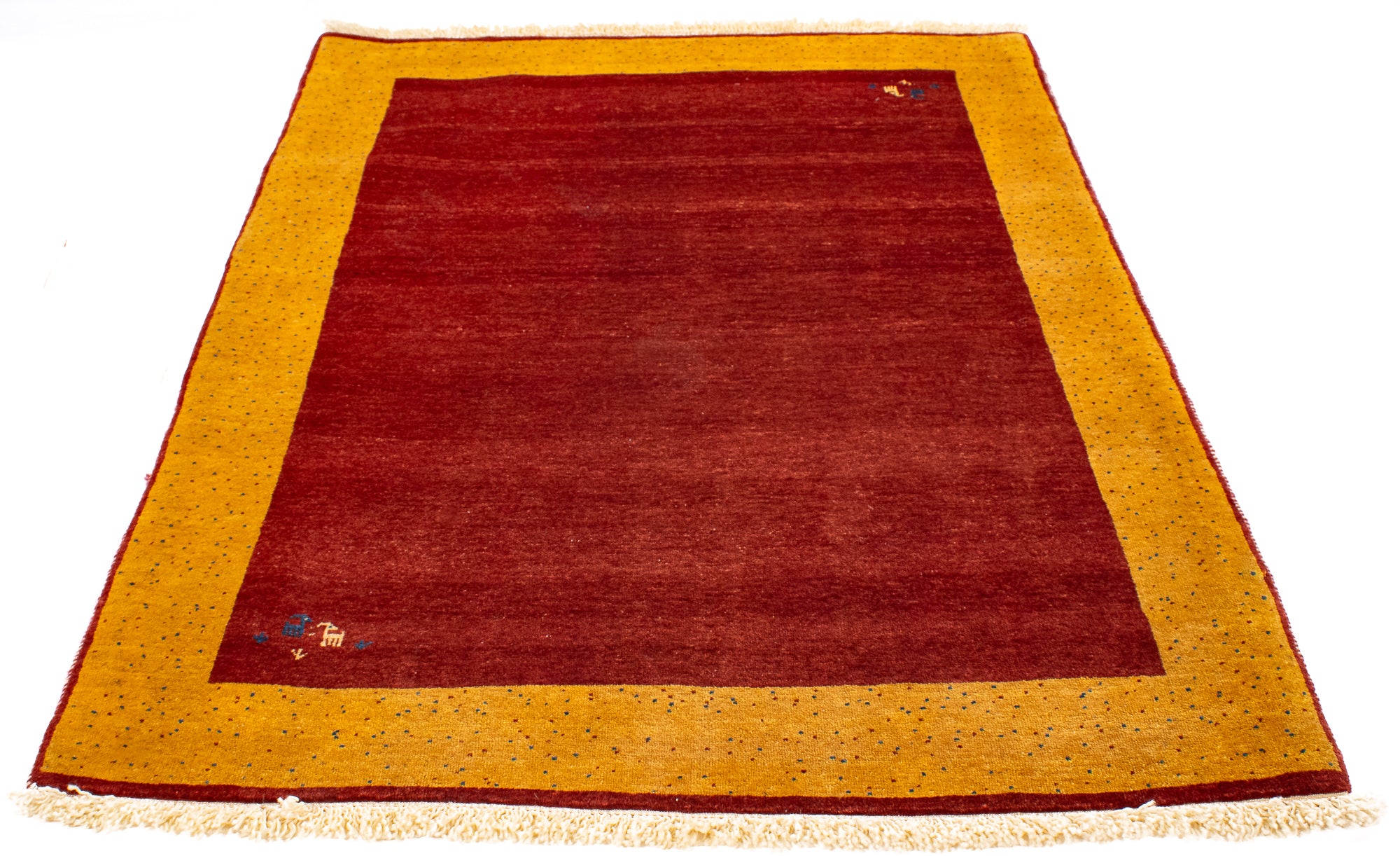 Persian Gabbeh Rug <br> 3'6' x 5'4'