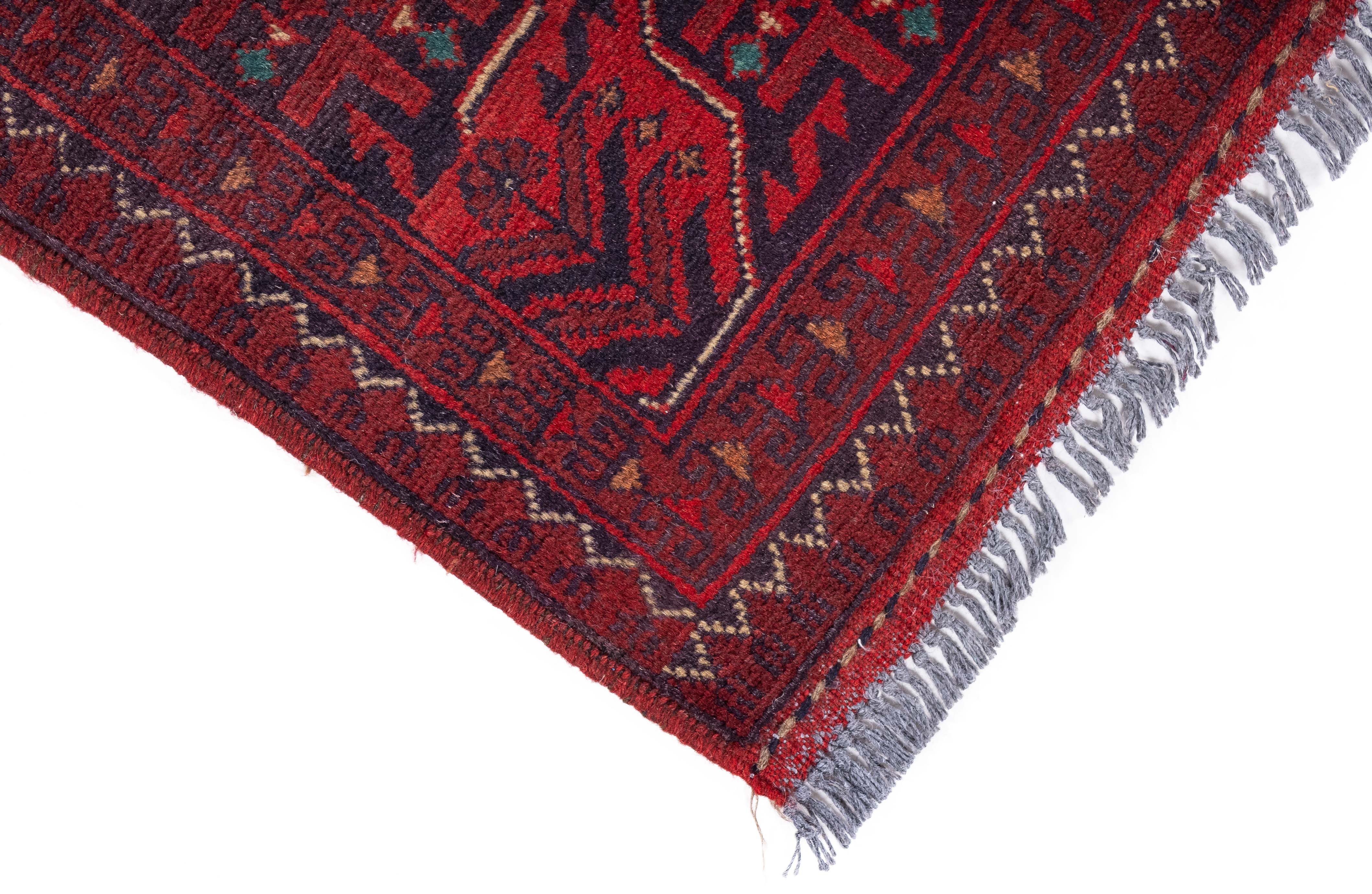 Pakistan Bokhara Rug <br> 3'5 x 5'0