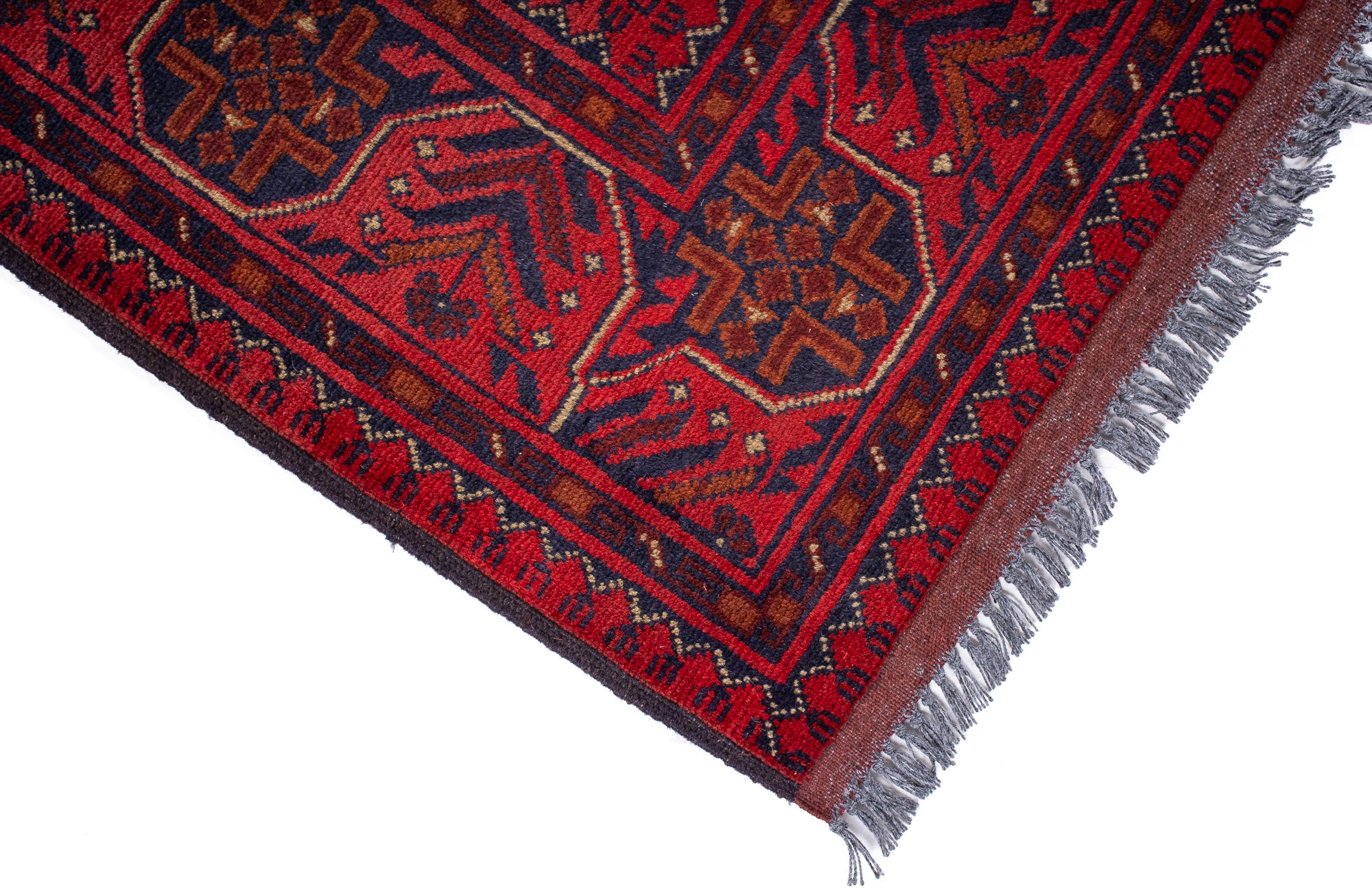 Pakistan Bokhara Rug <br> 3'5' x 5'1'