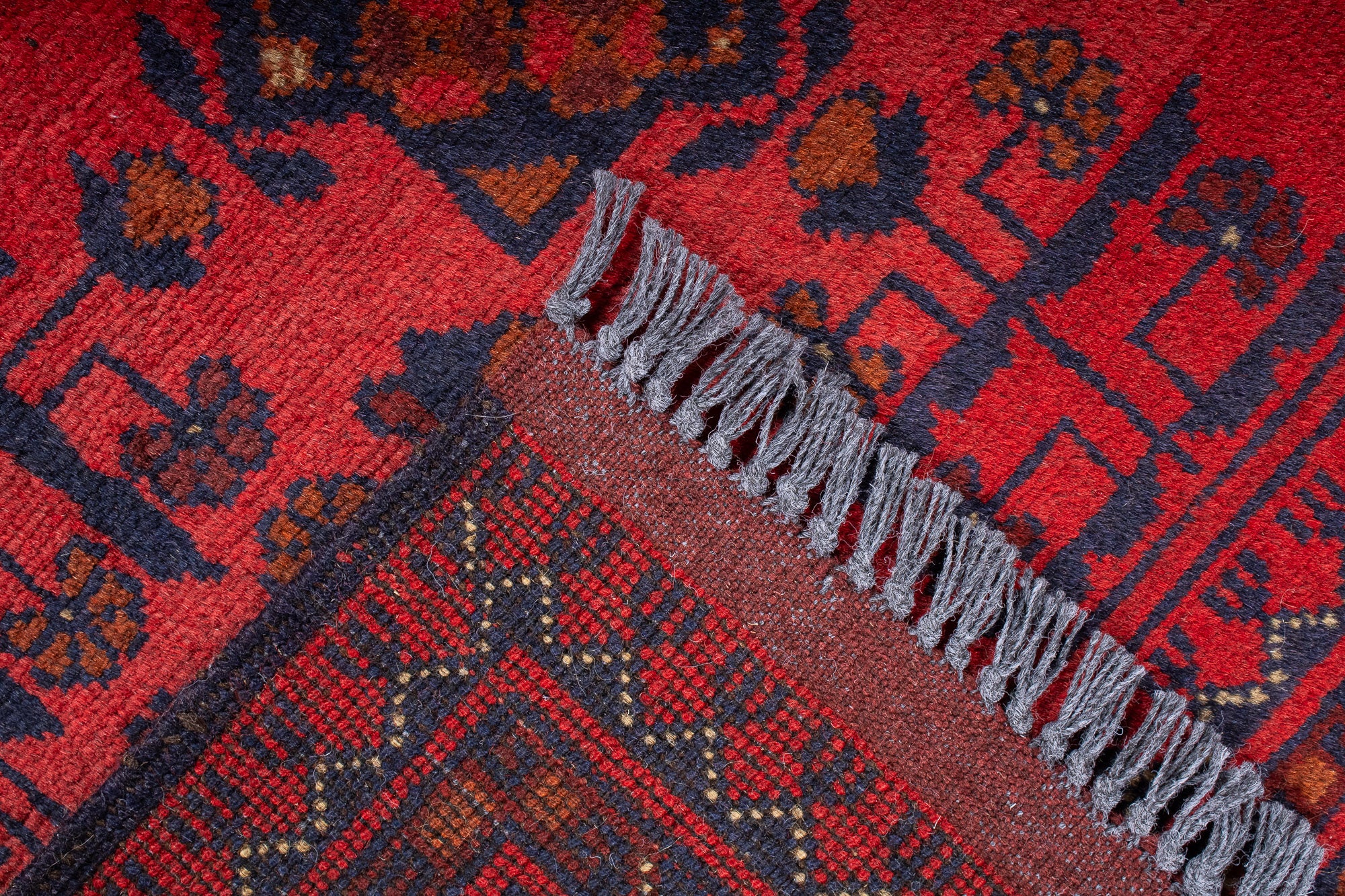 Pakistan Bokhara Rug <br> 3'5' x 5'1'