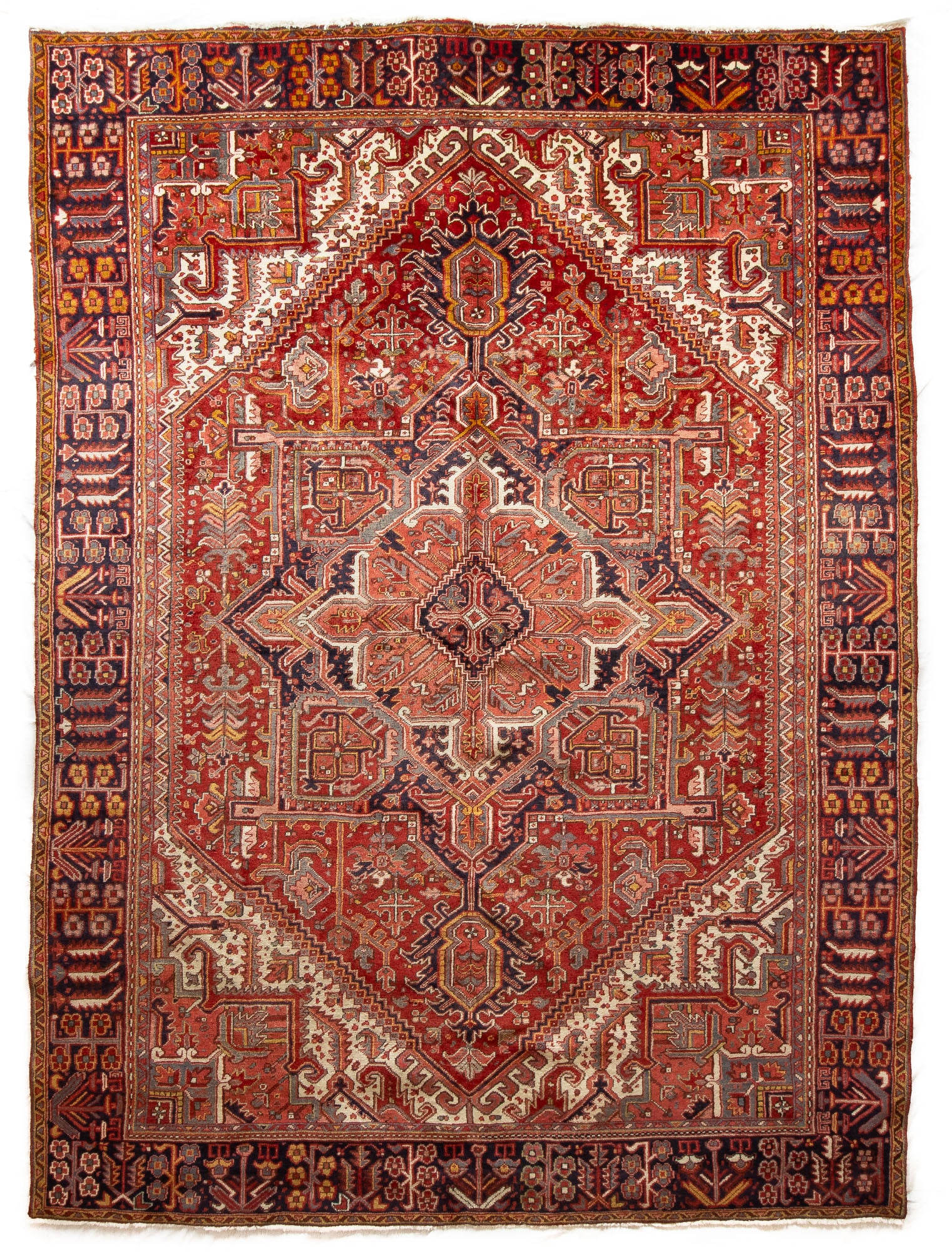 Persian Heriz Rug <br> 8'2 x 11'2