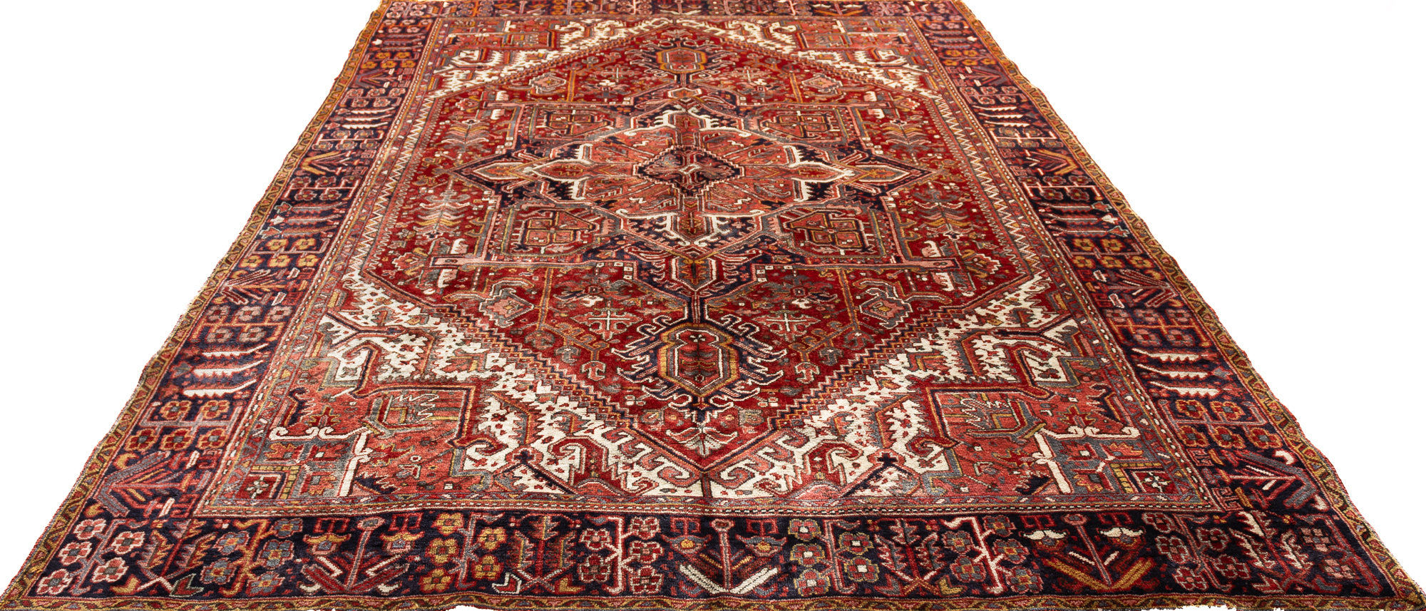 Persian Heriz Rug <br> 8'2 x 11'2