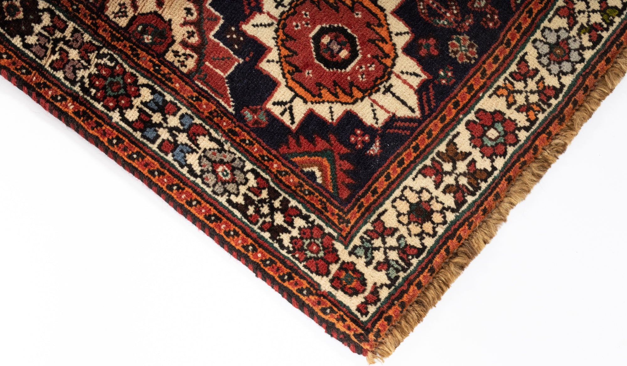 New Persian Gabbeh Qashqai-design Rug <br> 3'9 x 5'9