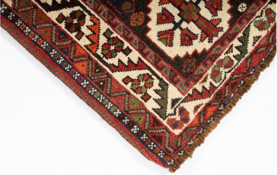 Persian Gabbeh Qashqai-Design Rug <br> 3'5 × 5'0