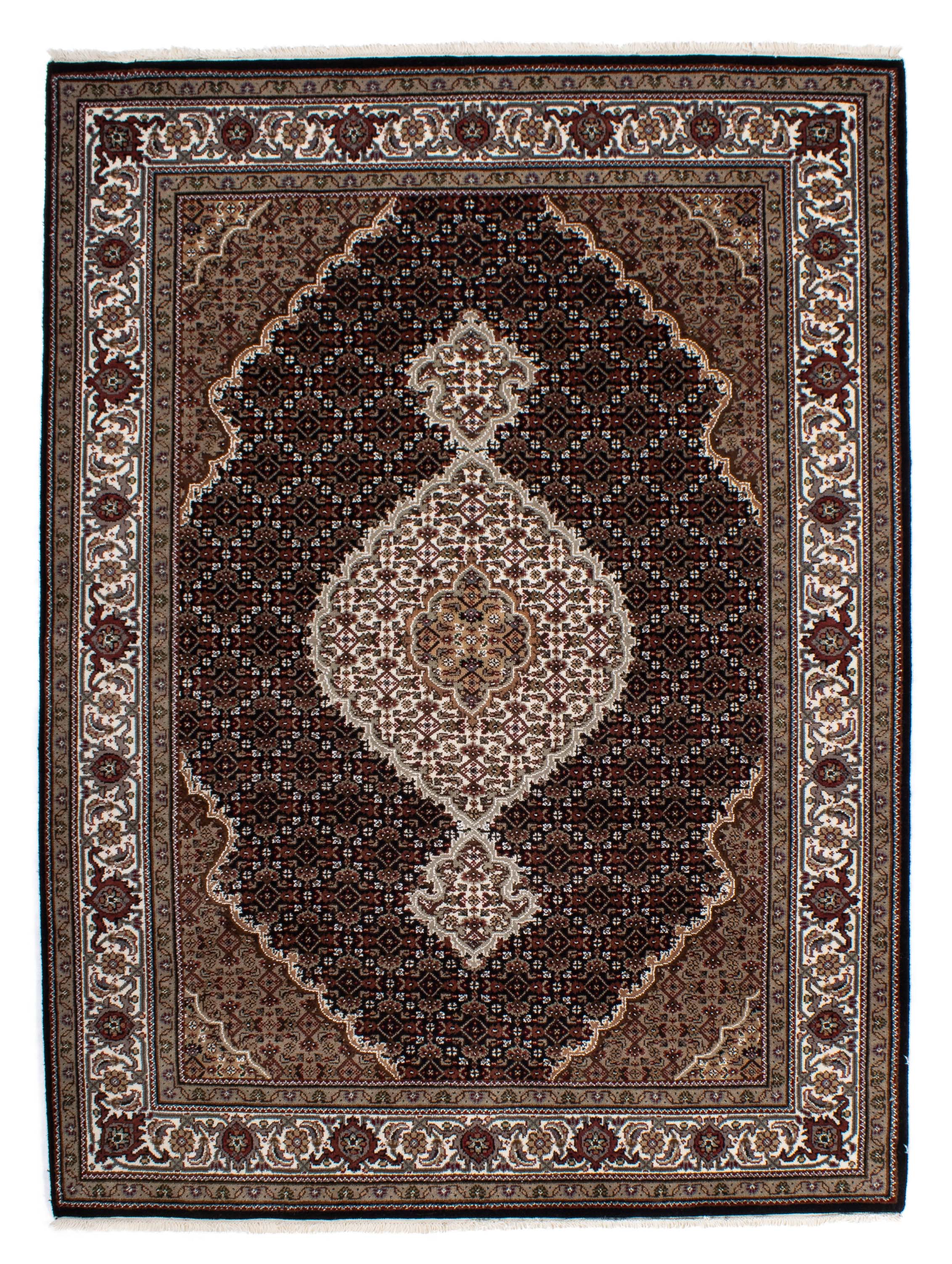 Indian Bidjar Design Rug <br> 5'3 x 7'1