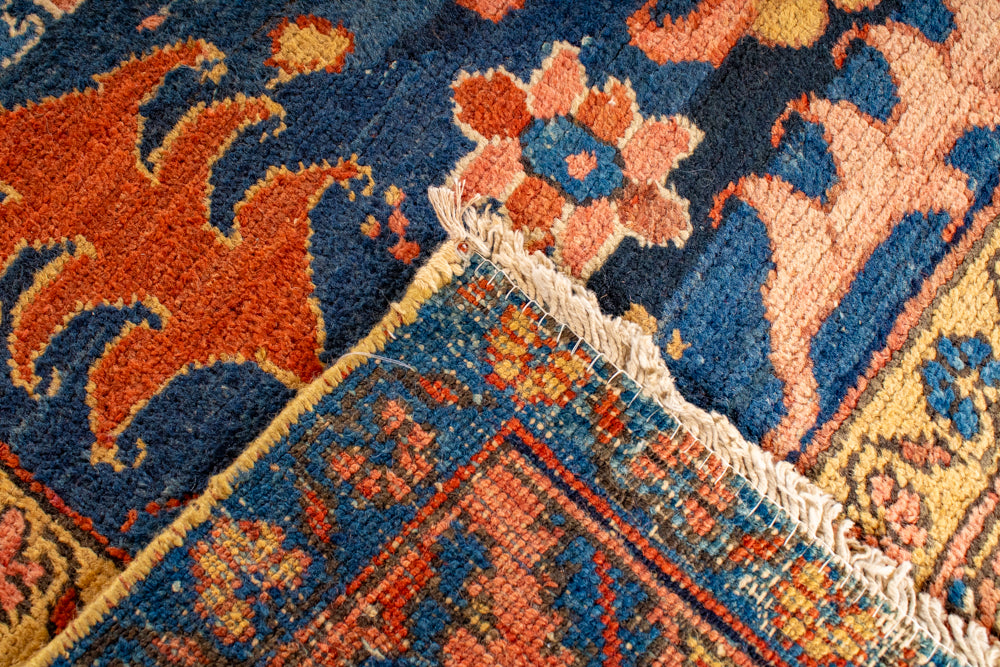 Antique Heriz Rug <br> 9'0 x 11'0