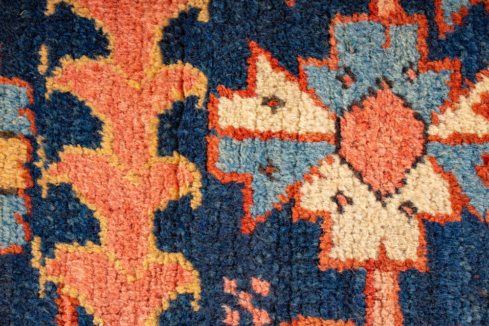 Antique Heriz Rug <br> 9'0 x 11'0