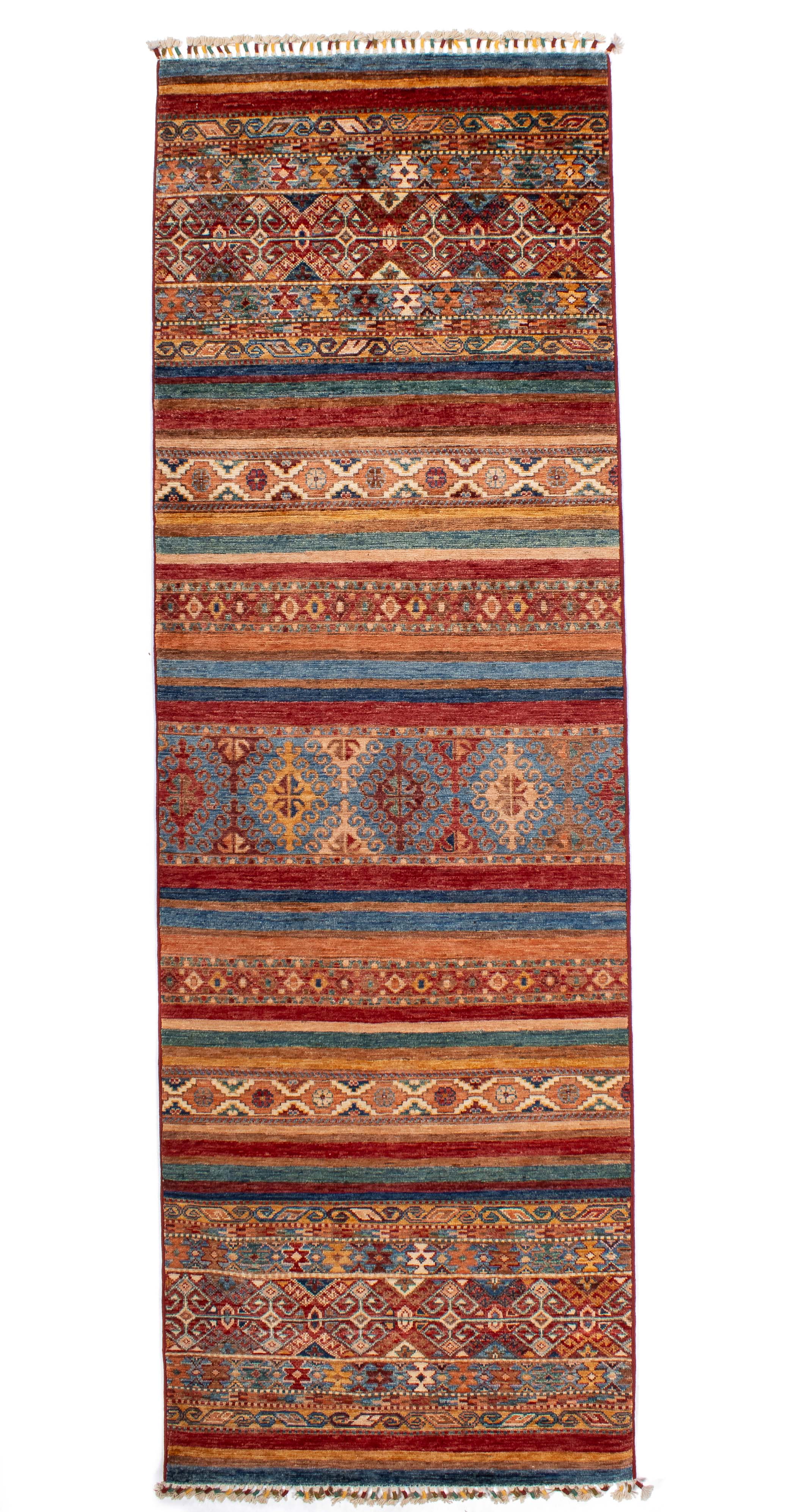 Afghan Tribal Design Runner <br> 2'9 x 8'8