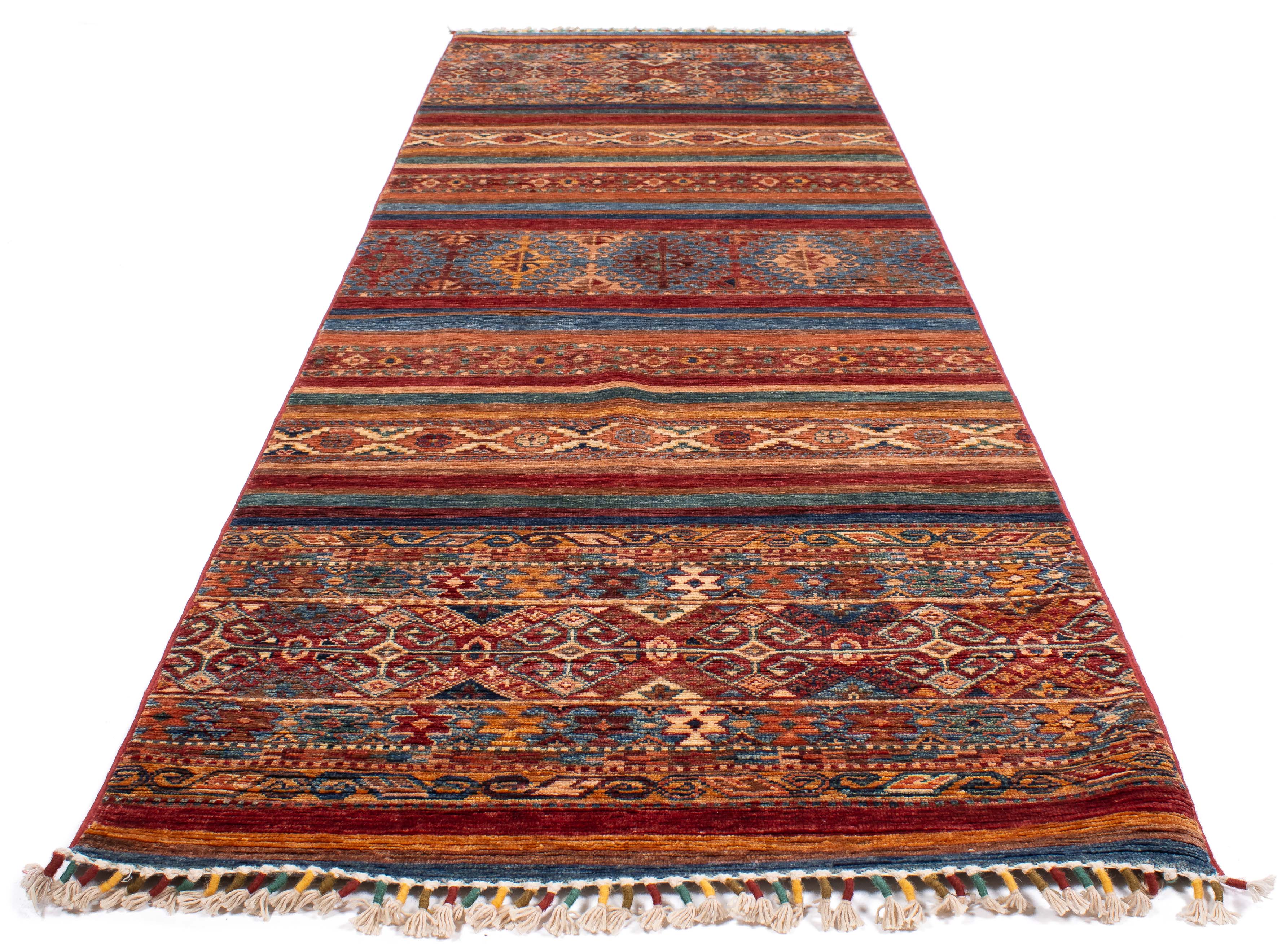 Afghan Tribal Design Runner <br> 2'9 x 8'8