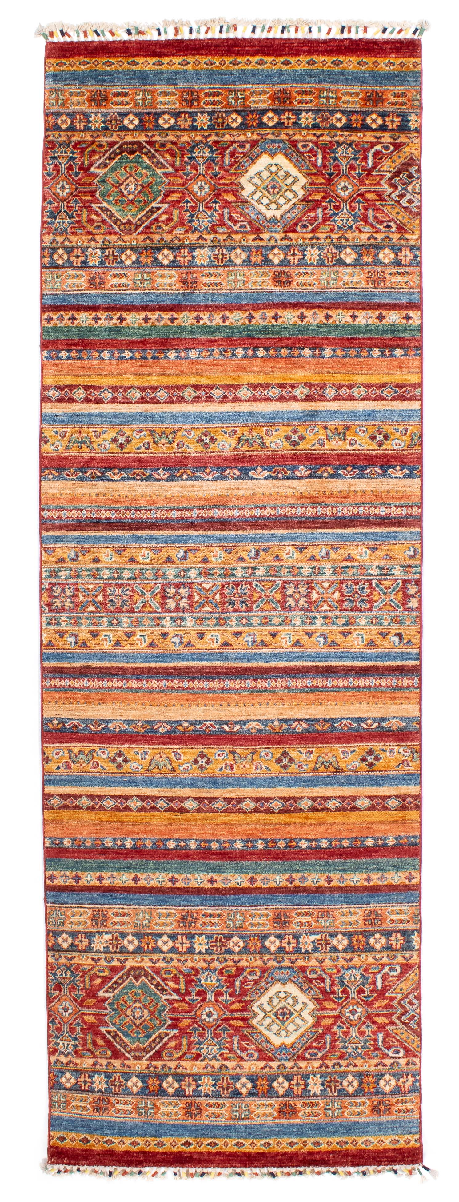 New Afghan Tribal Design Runner <br> 2'9 x 8'5