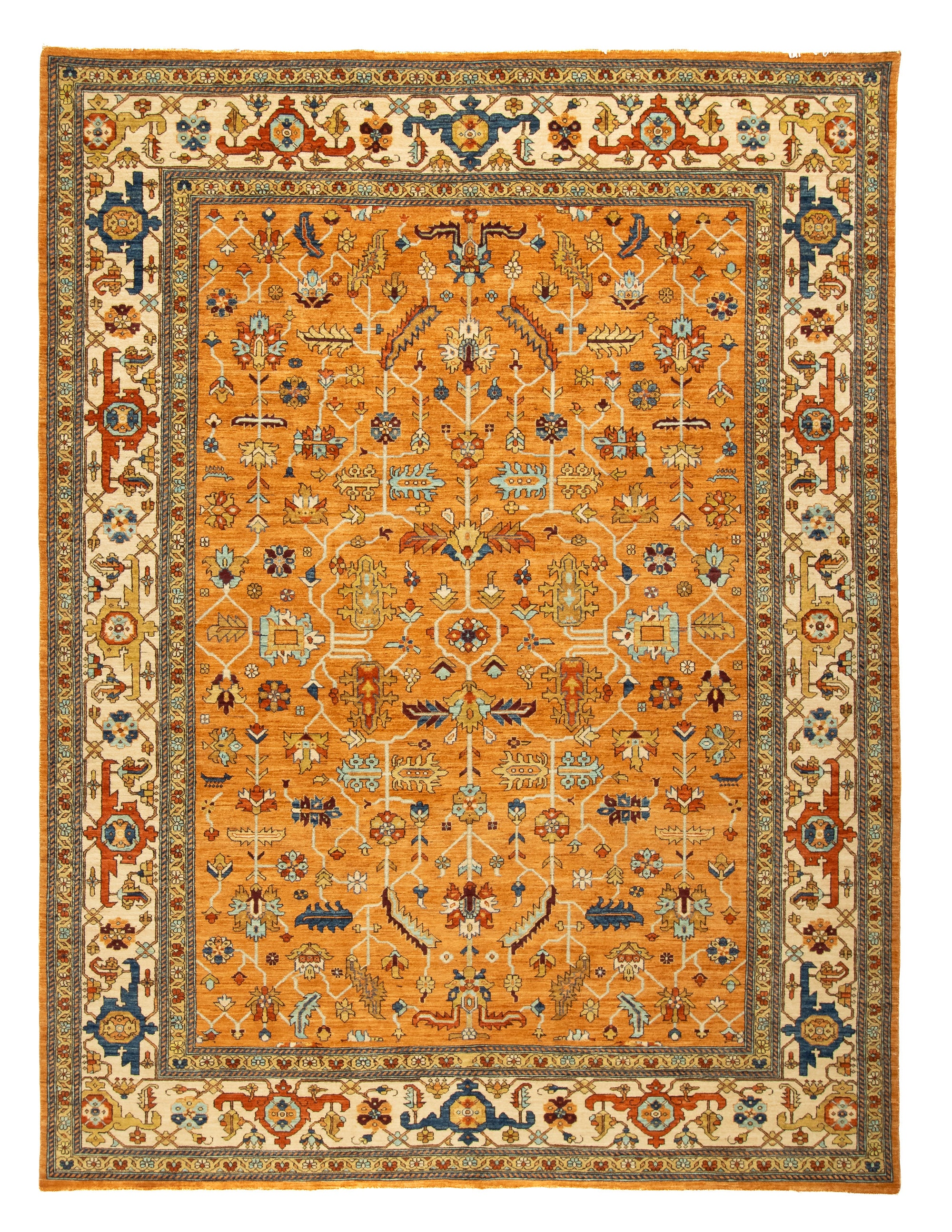 Pakistani Serapi Rug <br> 8'9 × 11'6