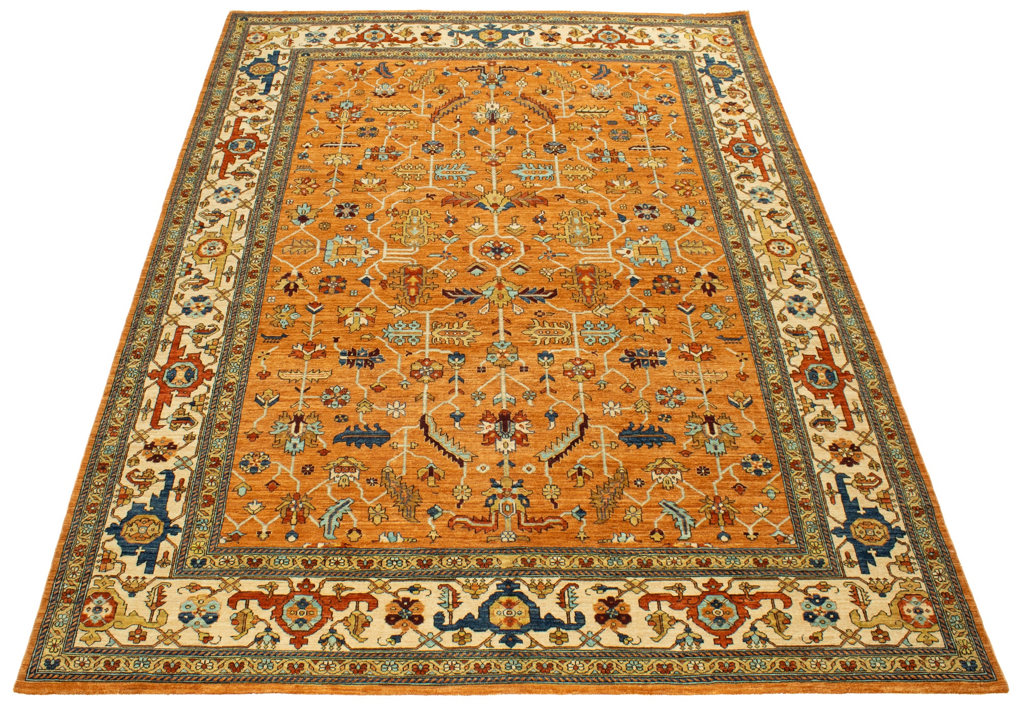 Pakistani Serapi Rug <br> 8'9 × 11'6