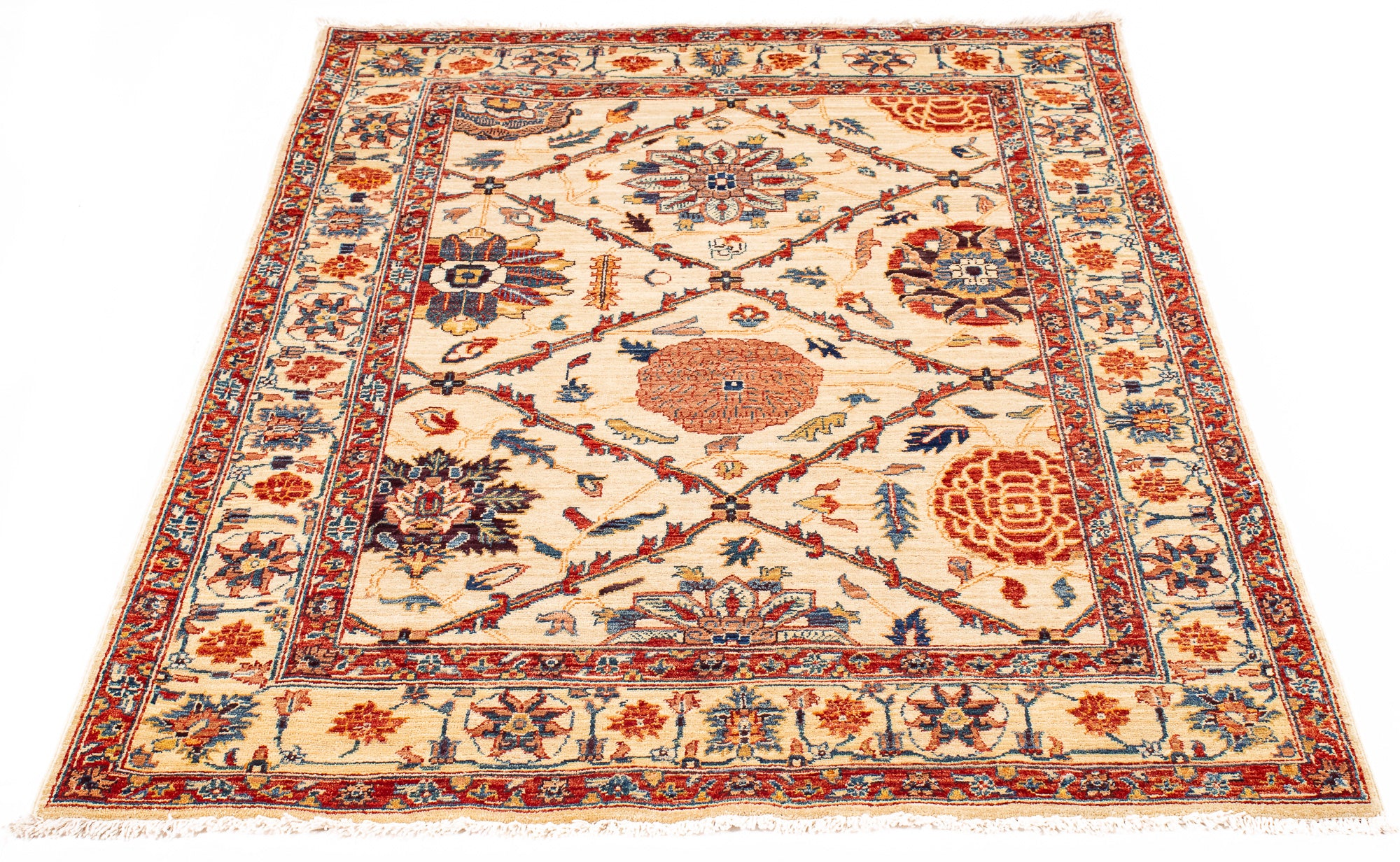 Pakistan Farahan Rug <br> 3'5' x 4'10'