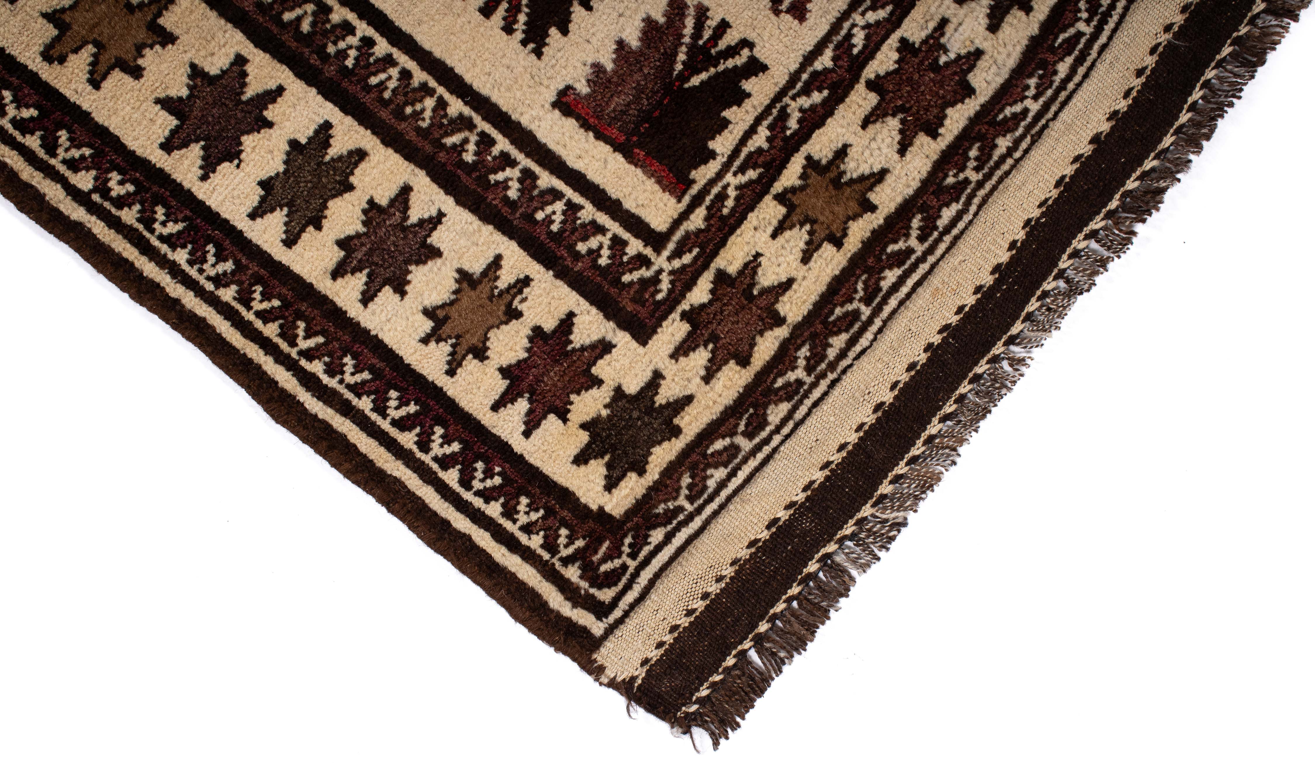 Pakistan Tribal Motif Rug <br> 5'4 x 8'4