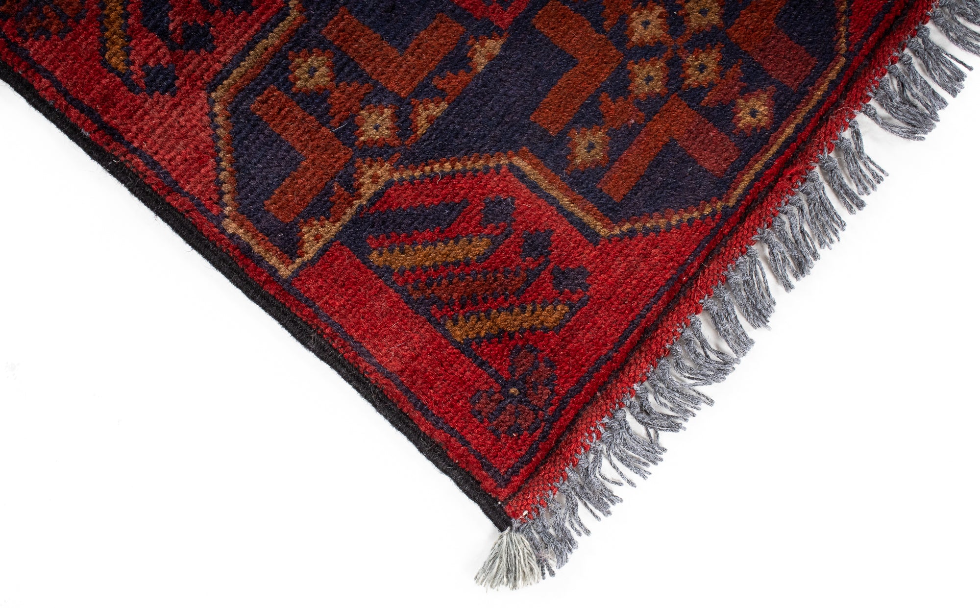 Pakistan Afghan Bokhara Rug <br> 2'6 x 3'10