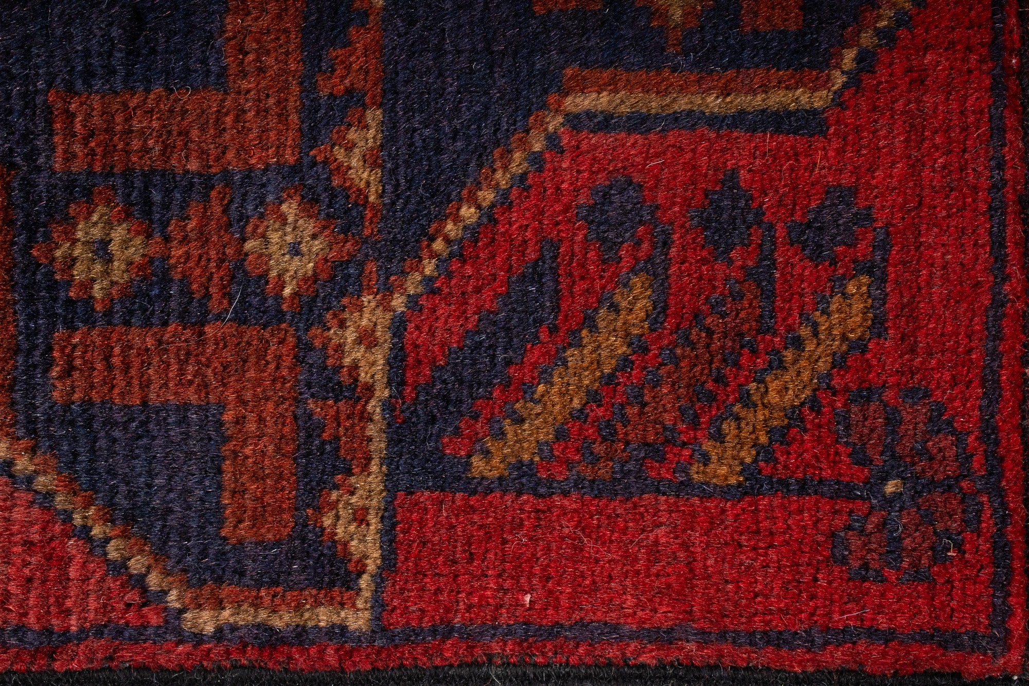 Pakistan Afghan Bokhara Rug <br> 2'6 x 3'10