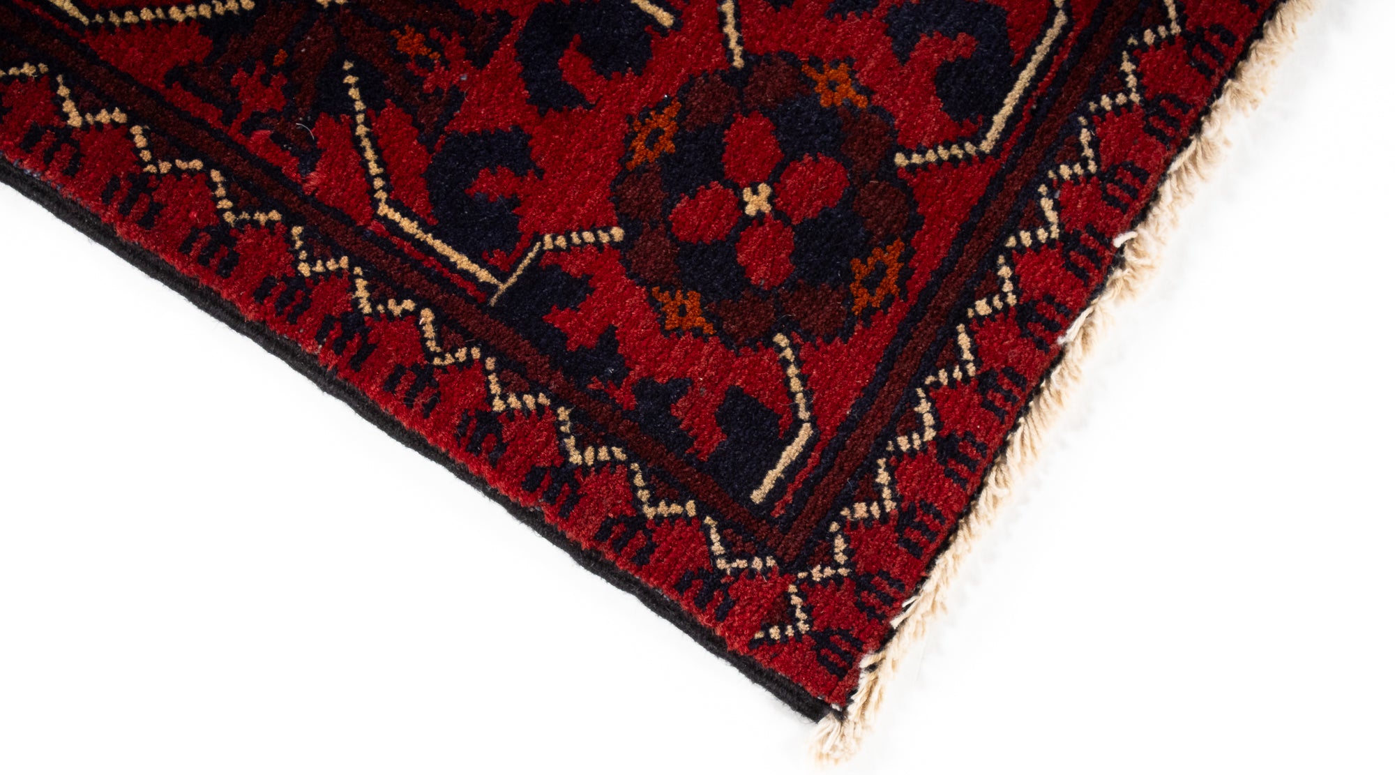 Pakistan Afghan Bokhara Rug <br> 2'7 x 4'3