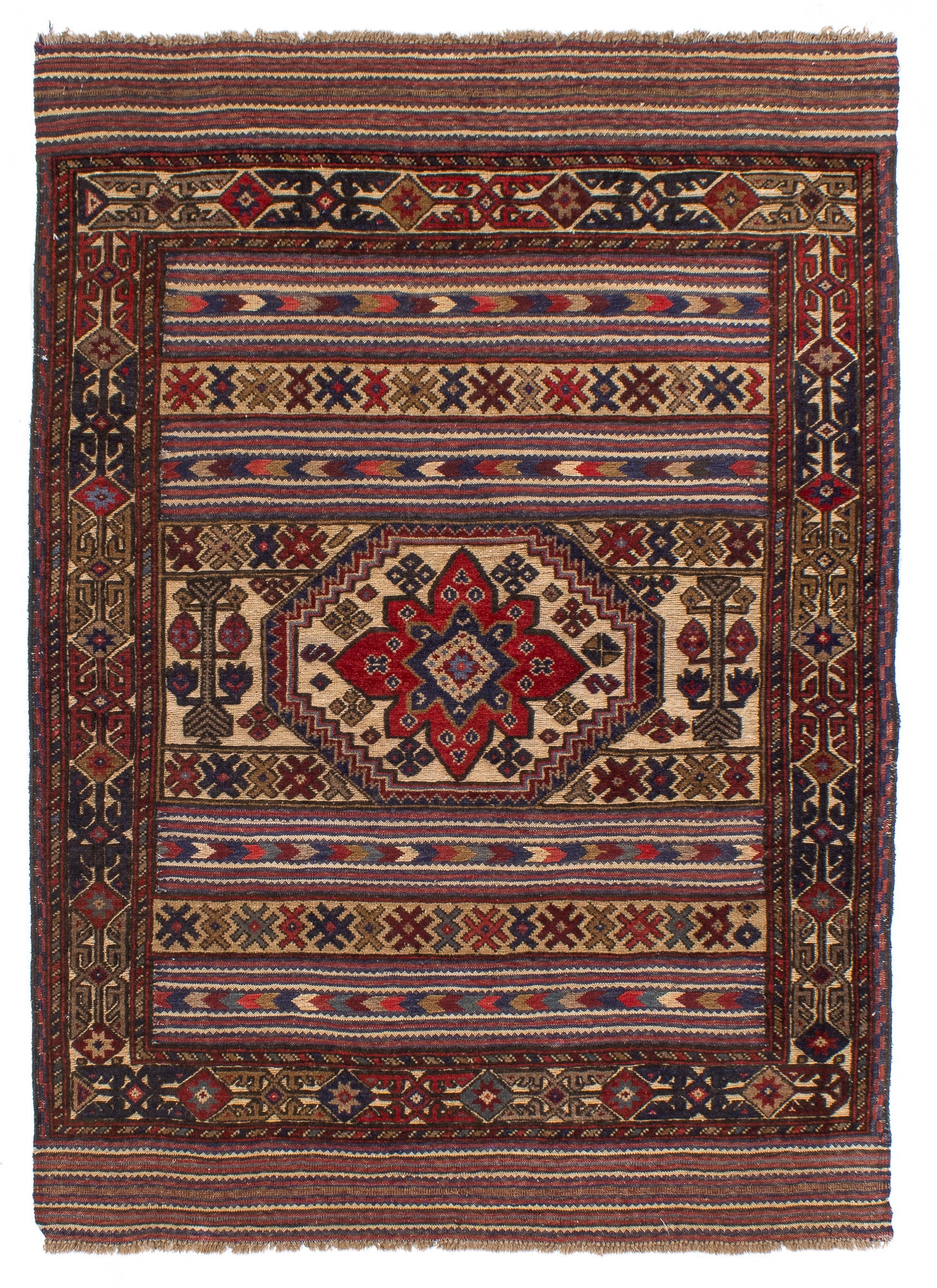 Pakistan Barjasta Rug <br> 4'5' x 6'0'