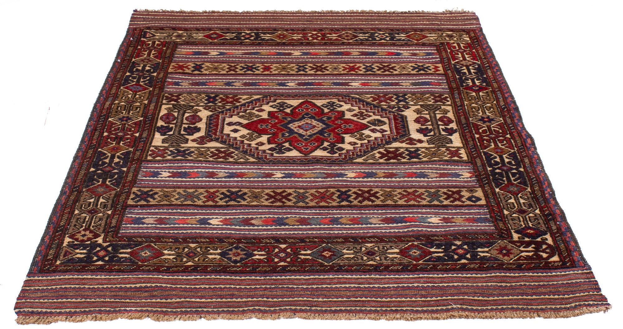 Pakistan Barjasta Rug <br> 4'5' x 6'0'