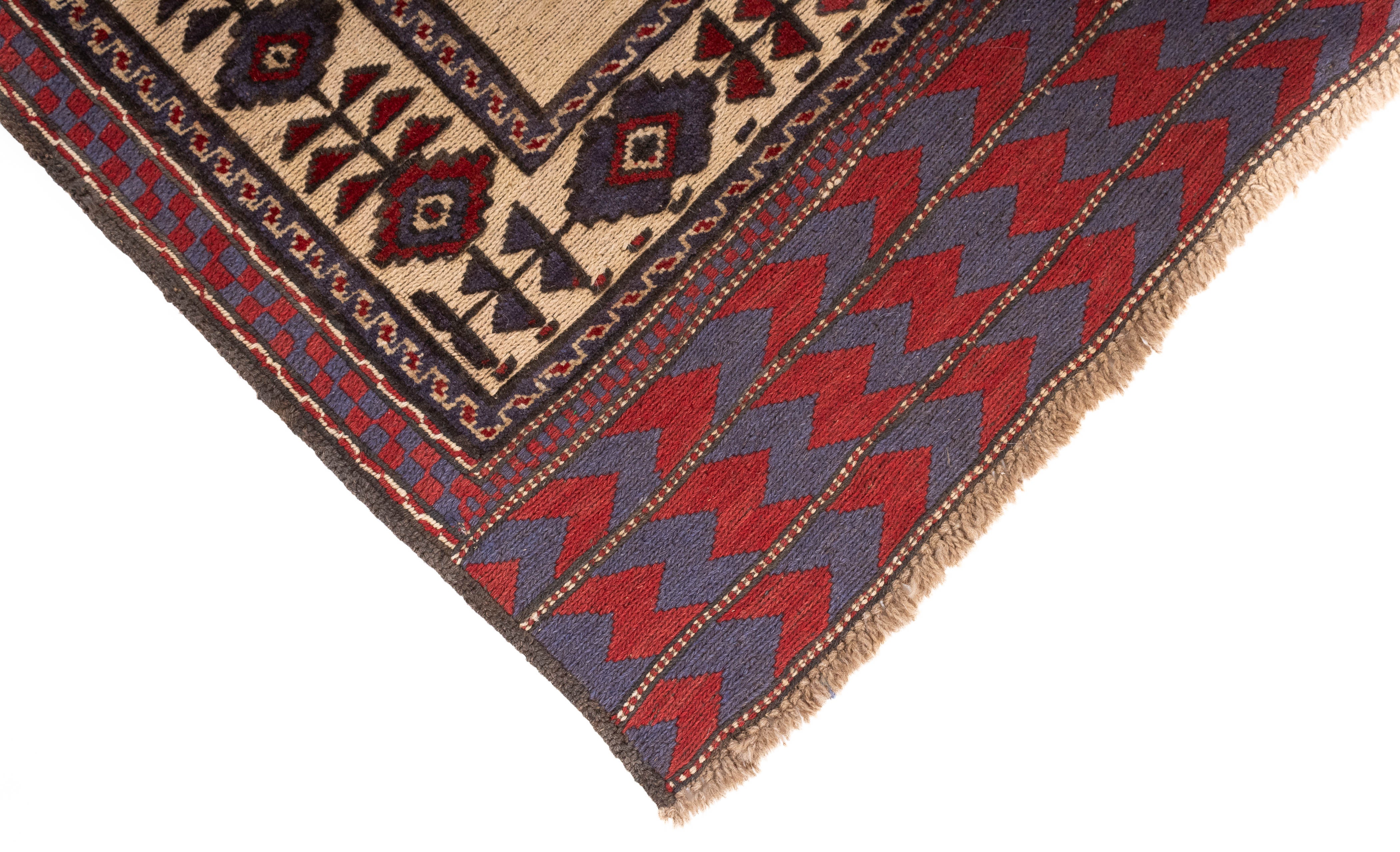 New Pakistan Soumak Rug 4'4 x 6'3