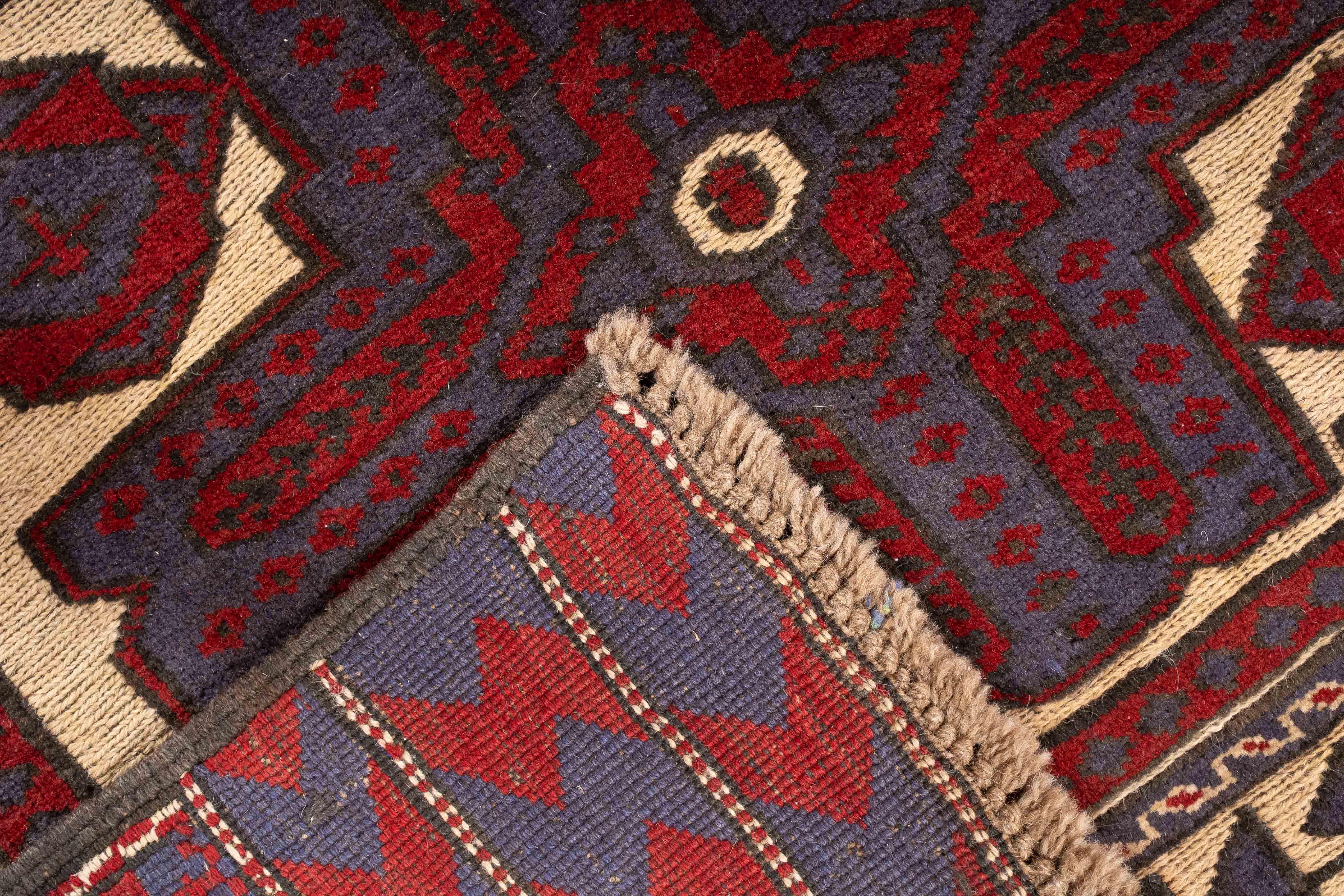 New Pakistan Soumak Rug 4'4 x 6'3