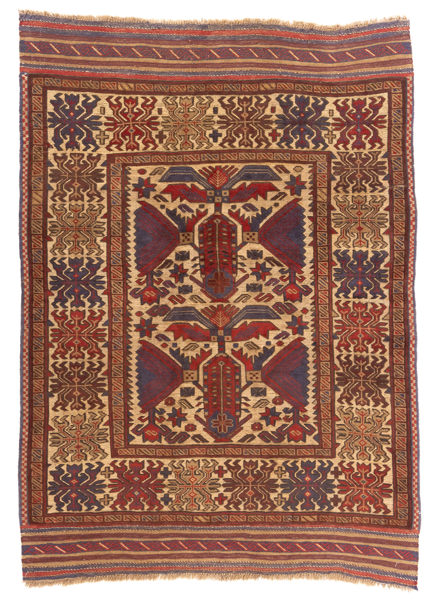 New Pakistan Soumak Rug 4'5 x 6'1