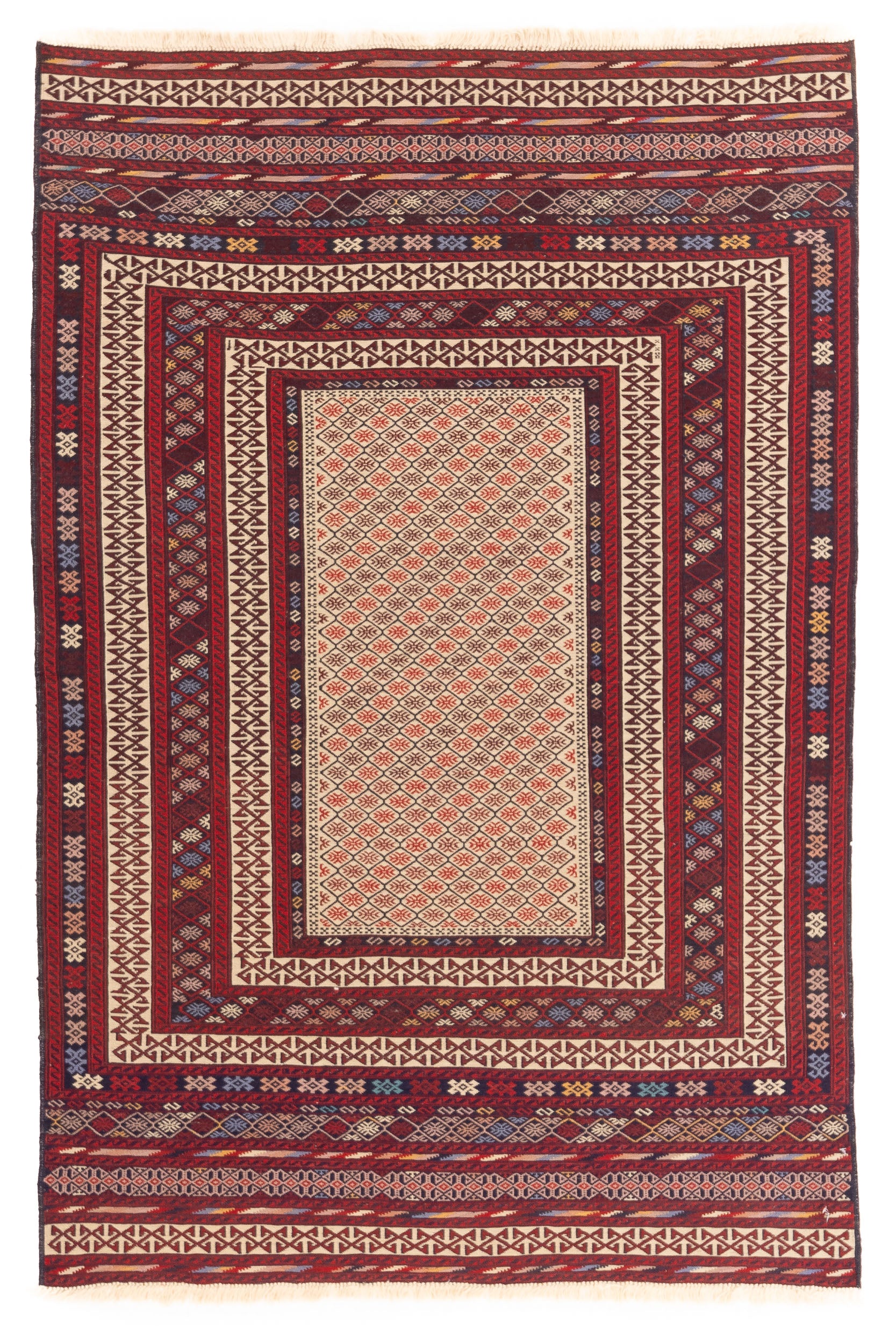 New Pakistan Soumak Rug 4'2 x 6'2