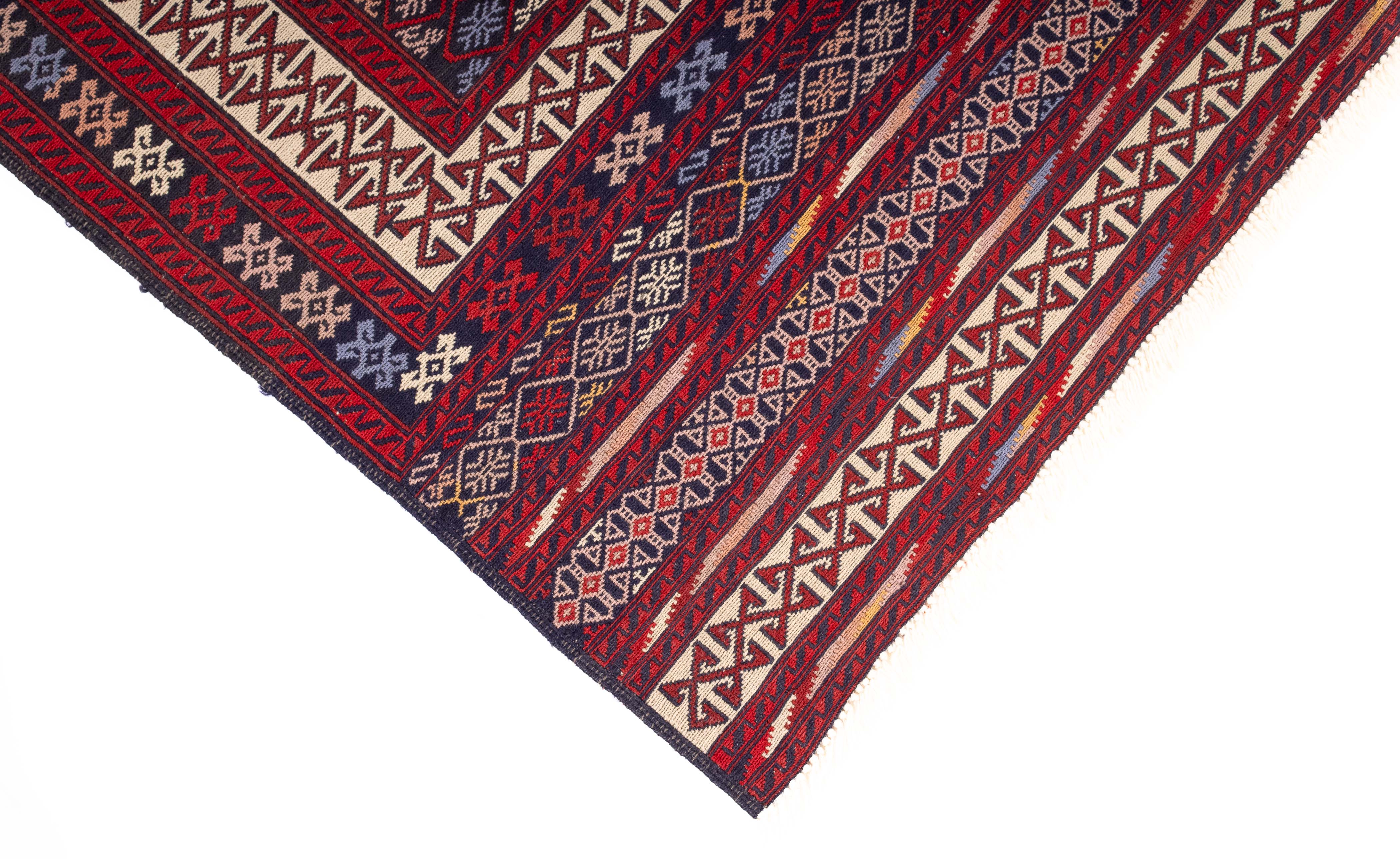 New Pakistan Soumak Rug 4'2 x 6'2