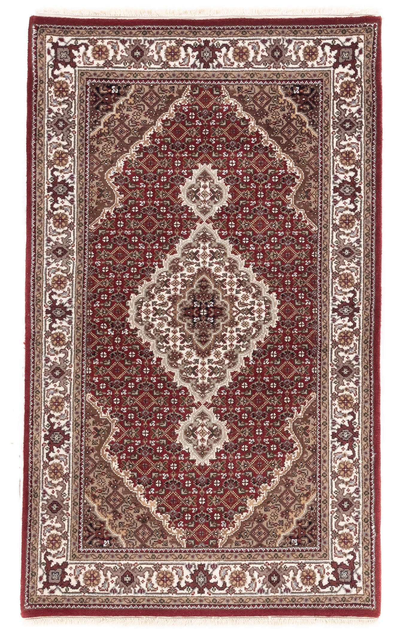 Fine Indian Bidjar Design Rug <br>  3'1 x 5'2